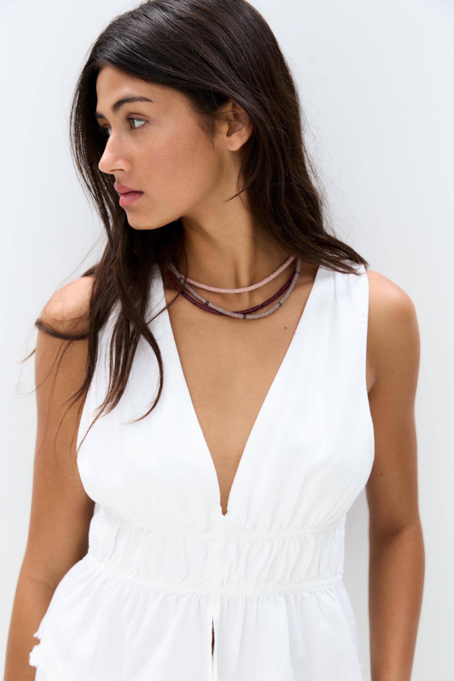 Rustic linen blend top Product Image