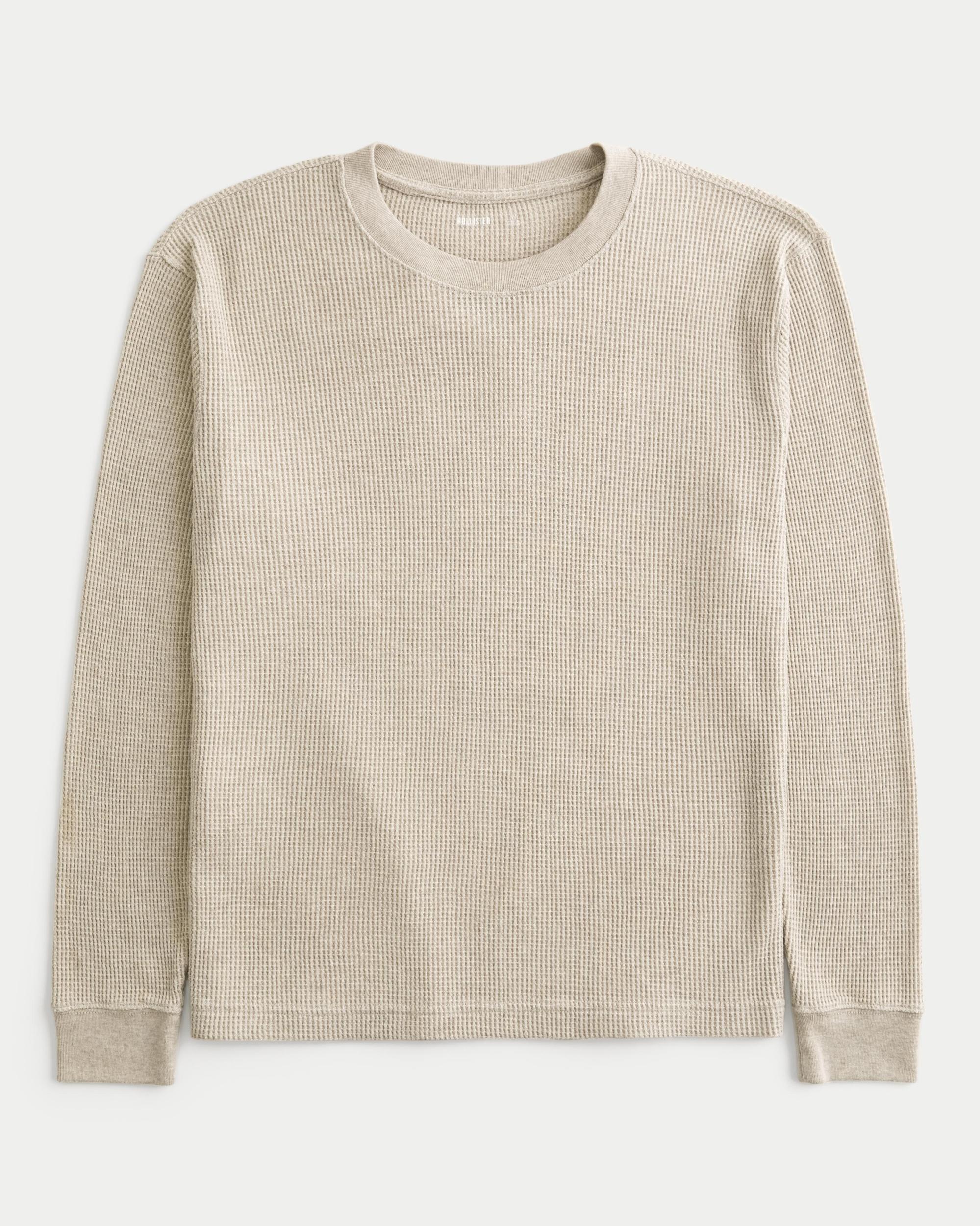 Long-Sleeve Thermal Crew T-Shirt Product Image
