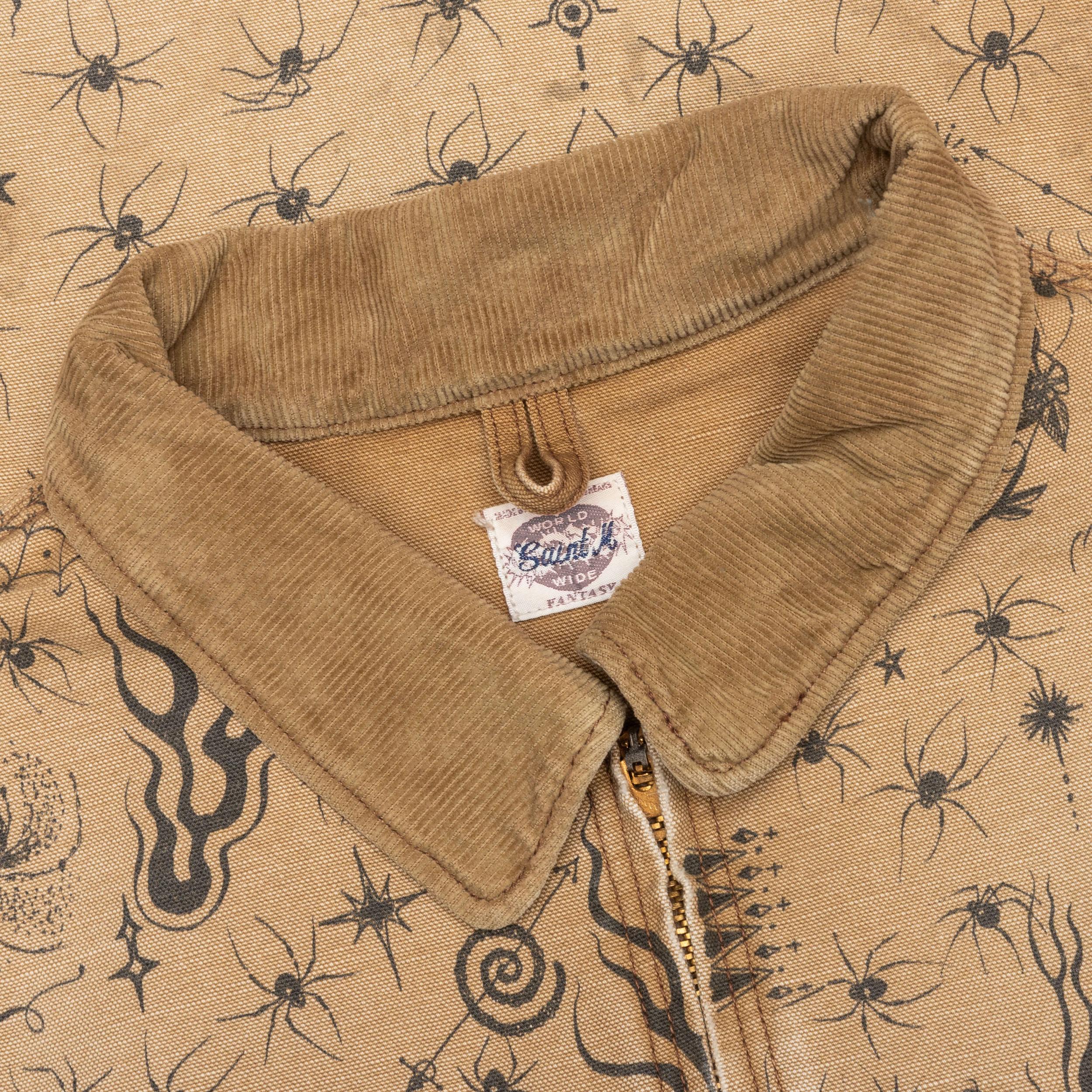 Saint Michael X Dr.Woo Mx6 Detroit Jacket - Beige Male Product Image