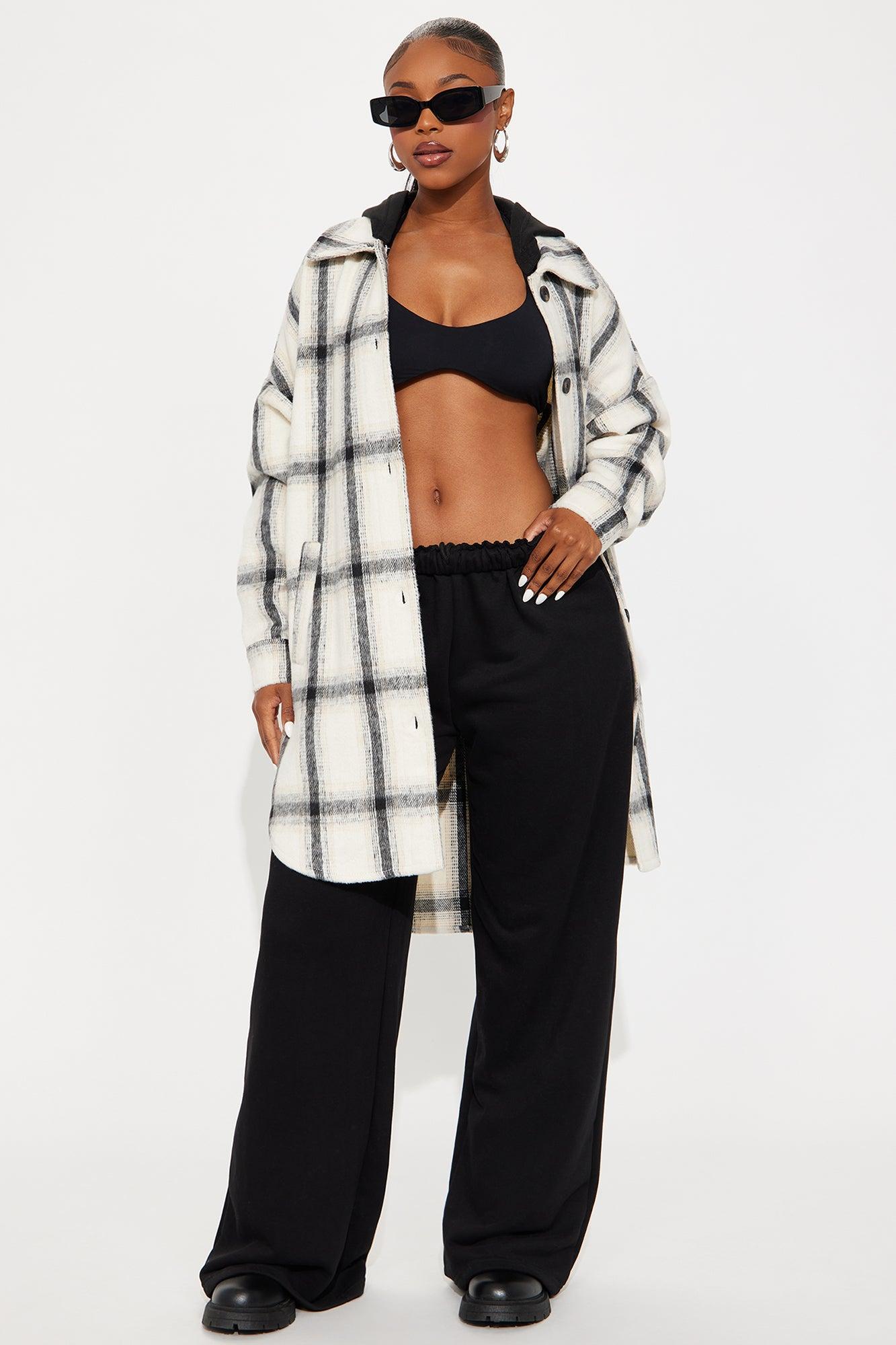 Cabin Trip Plaid Shacket - Cream/combo Female Product Image