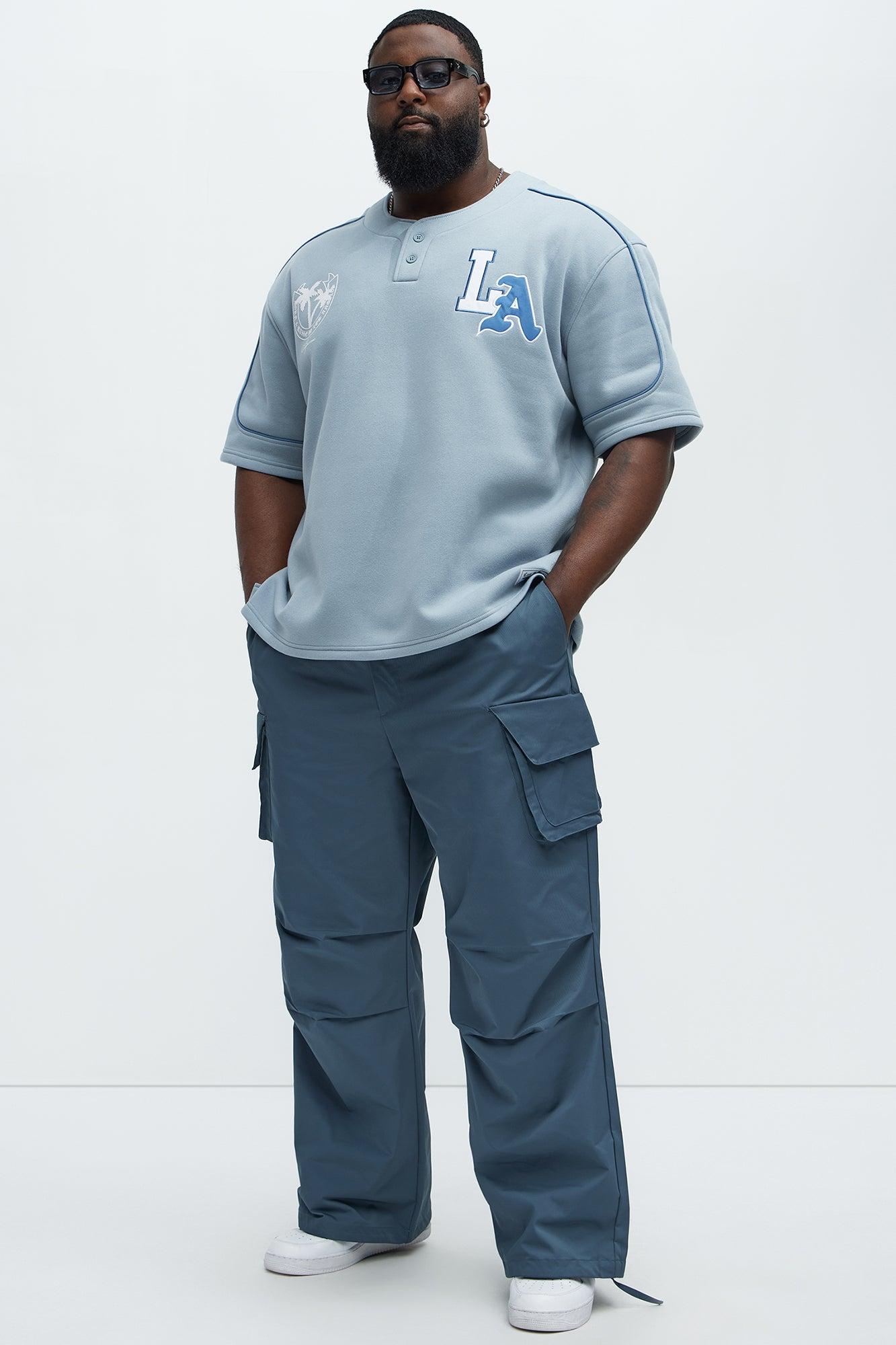 Baggy Belden Cargo Pants - Slate Grey Product Image