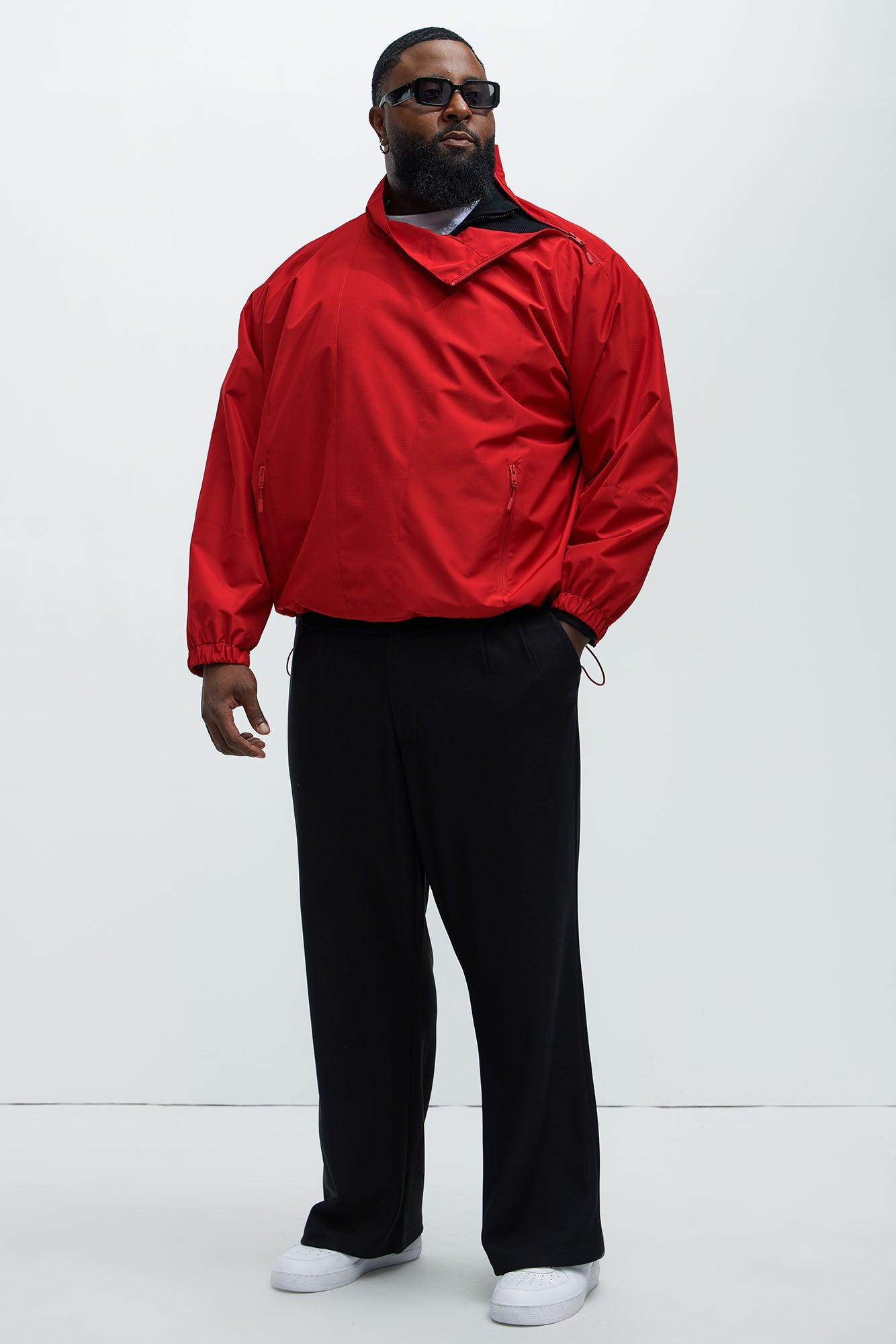 Wide Awake Lightweight Tech Jacket - Red Product Image