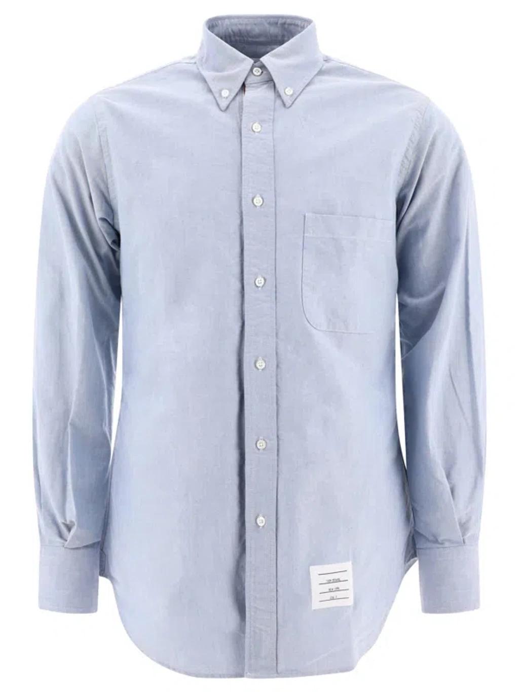 Thom Browne Men's Classic Fit Cotton Button-Down Shirt Product Image