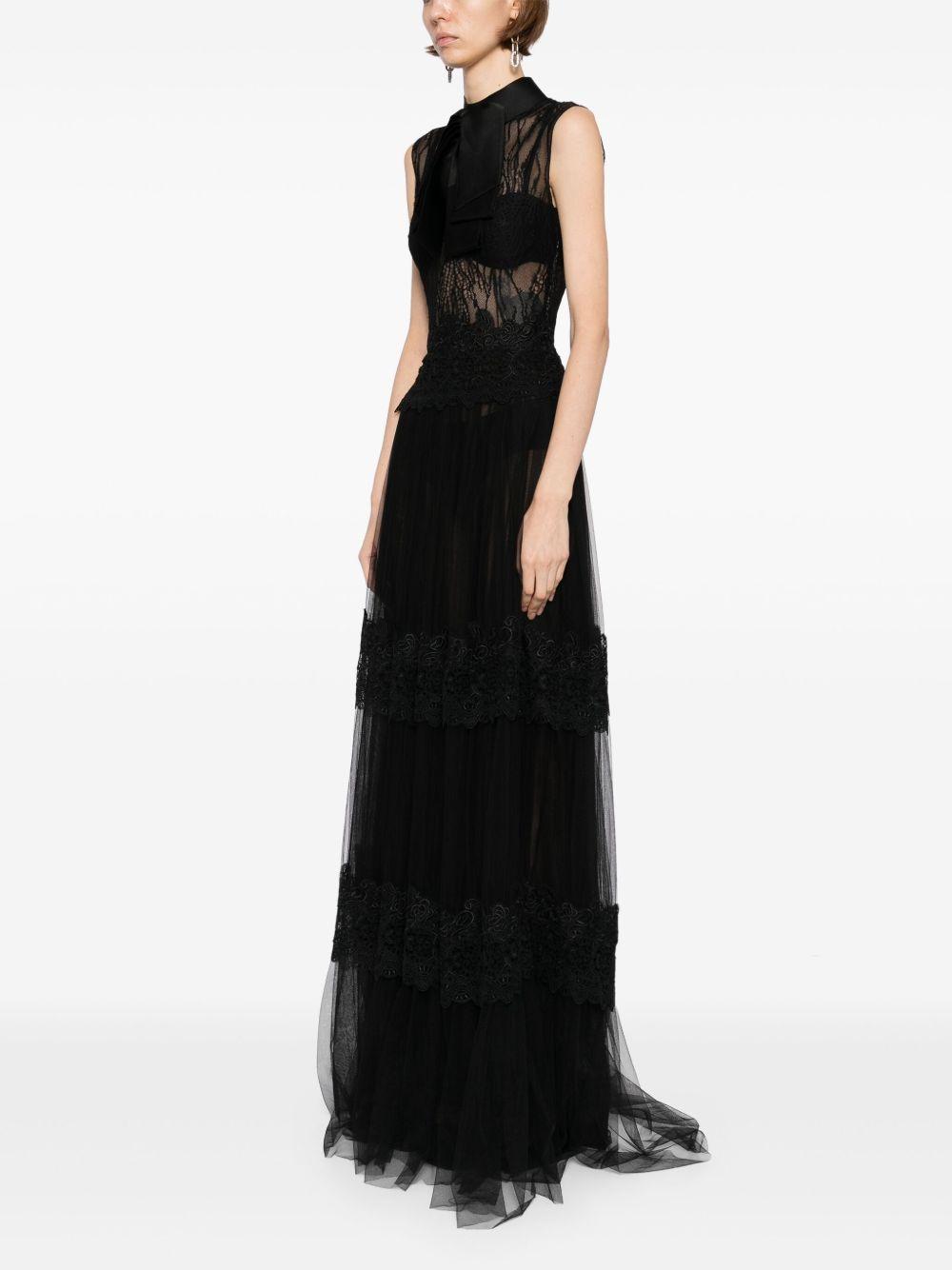 lace sleeveless dress Product Image