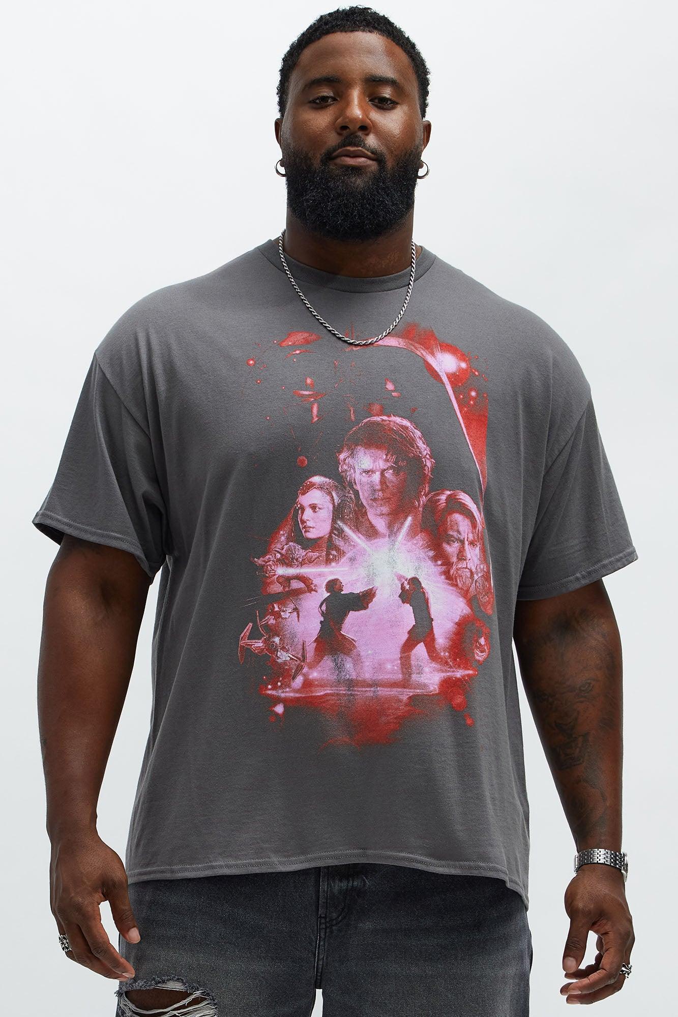Star Wars Episode 3 Short Sleeve Tee - Charcoal Male Product Image