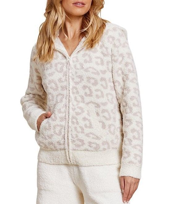 Barefoot Dreams CozyChic Wild Zip Kangaroo Pocket Hoodie Product Image