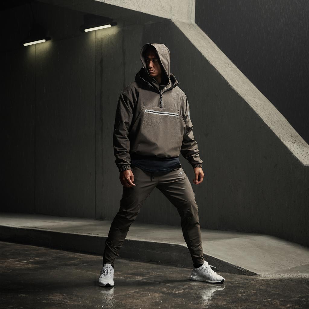 0717. Weather-Ready Anorak Jacket - Deep Taupe Product Image