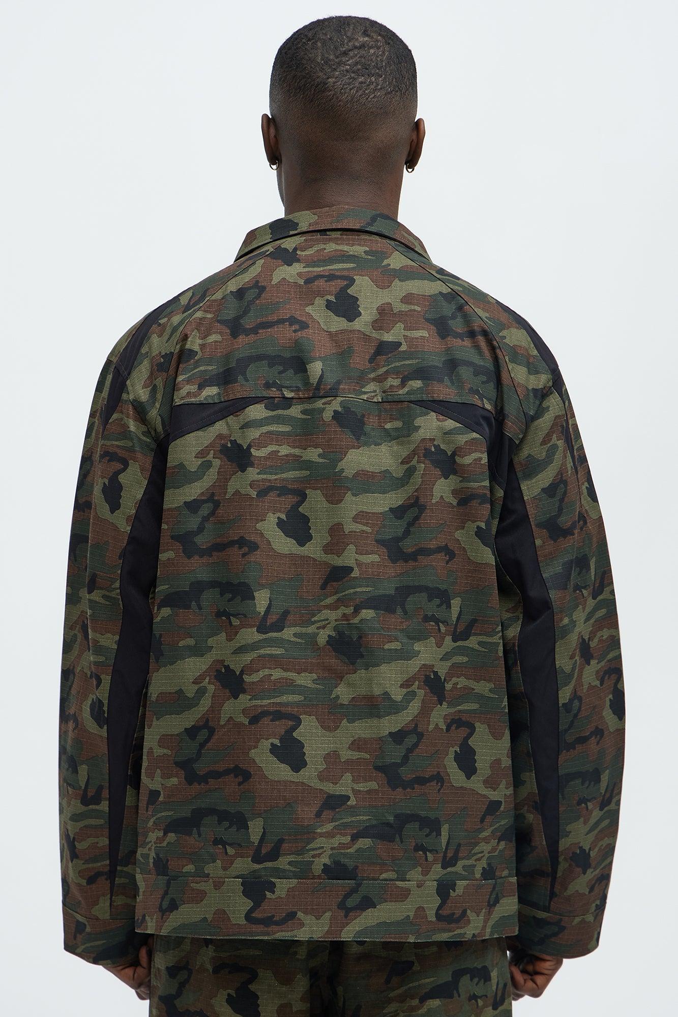 Ripstop Contrast Camo Jacket - Camouflage Product Image
