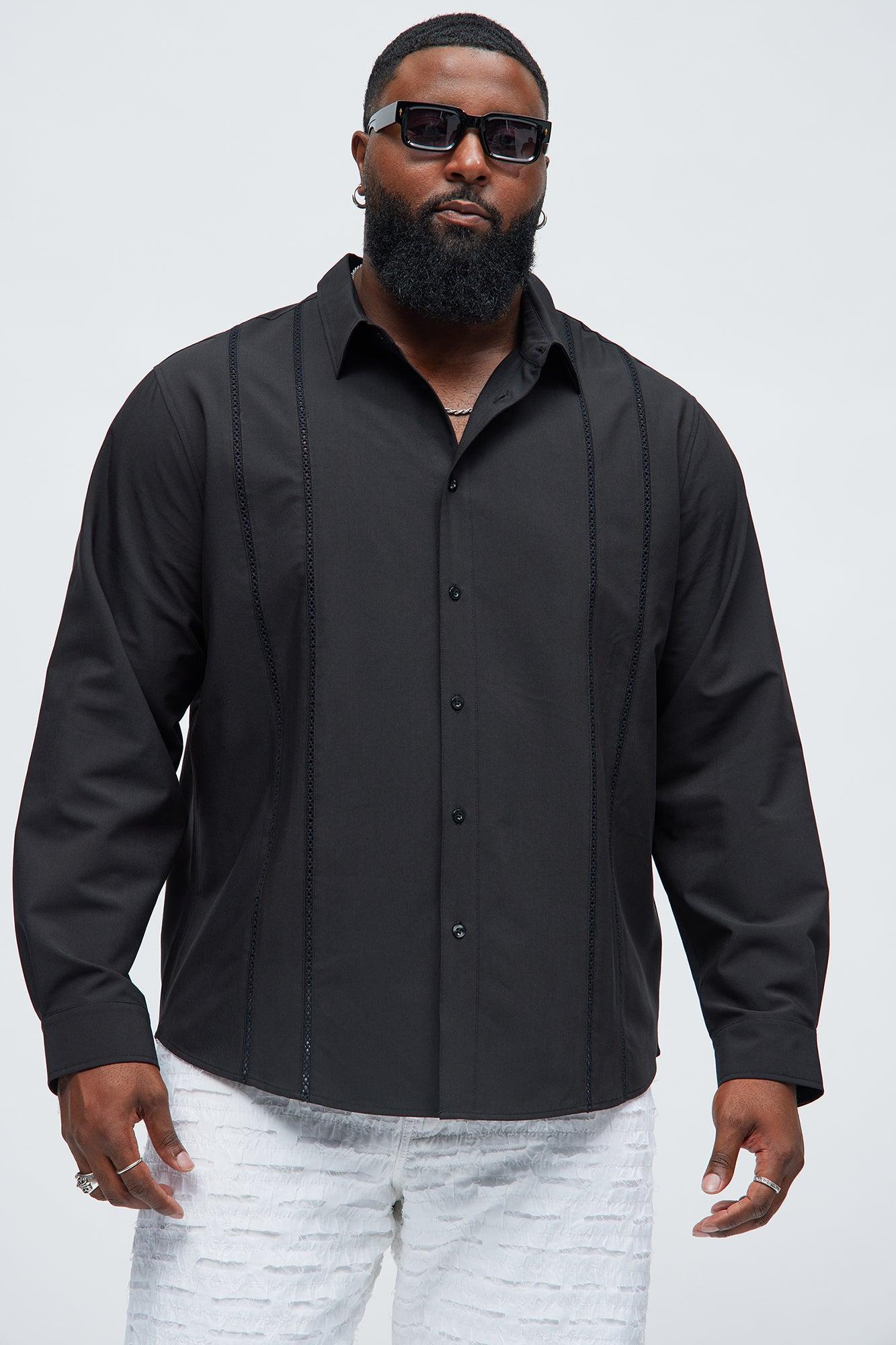 Ivy League Dress Shirt - Black Product Image