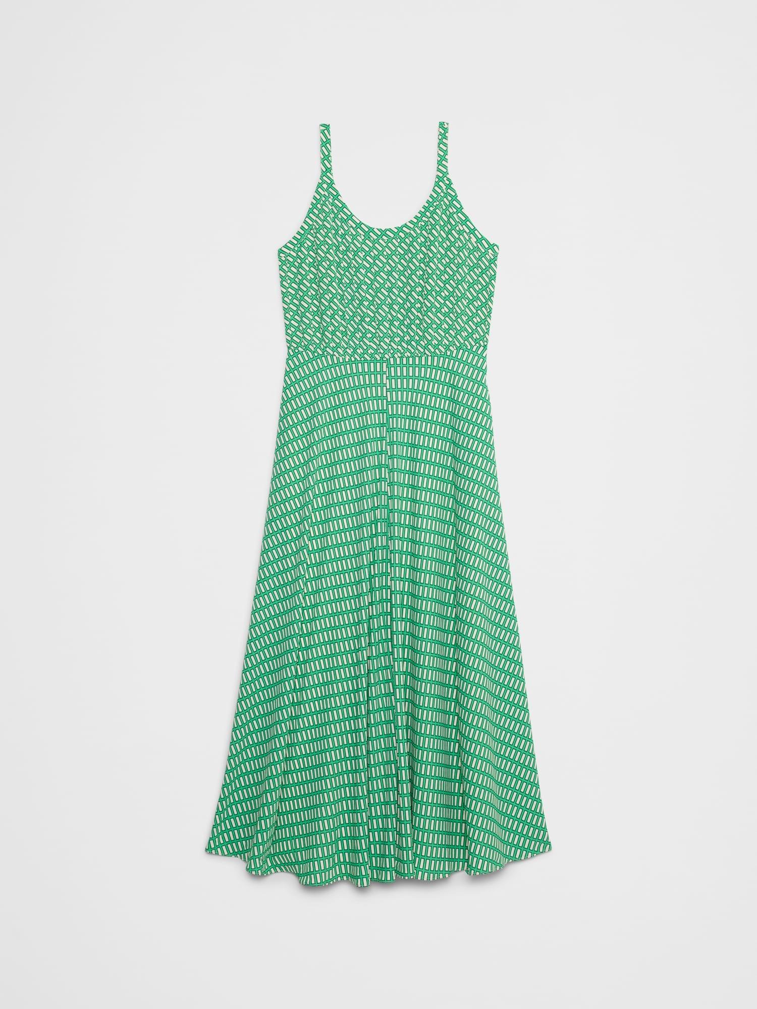 Scoop-Neck Midi Dress Product Image