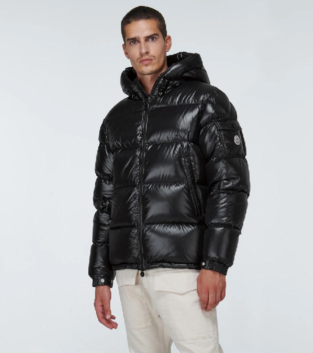 MONCLER Men Detachable Hood Padded Down Jacket In Black Product Image