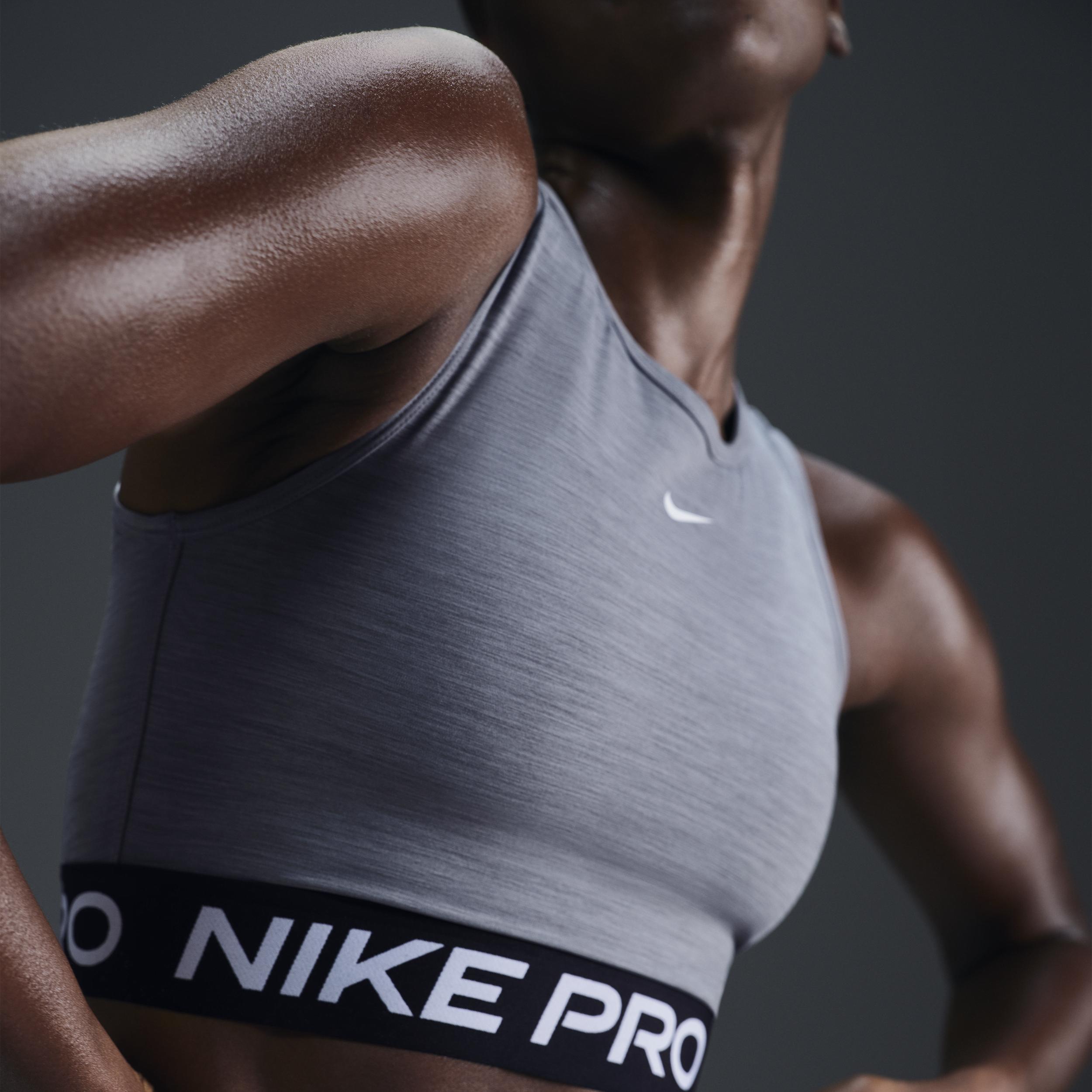 Womens Nike Pro Dri-FIT Cropped Tank Top | FZ3615-084 Product Image