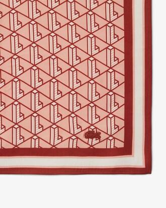 Monogram Print Scarf Product Image