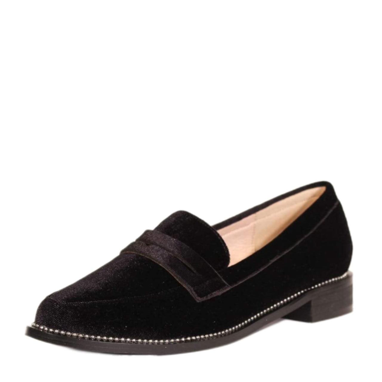 Lea Velvet Loafers Product Image
