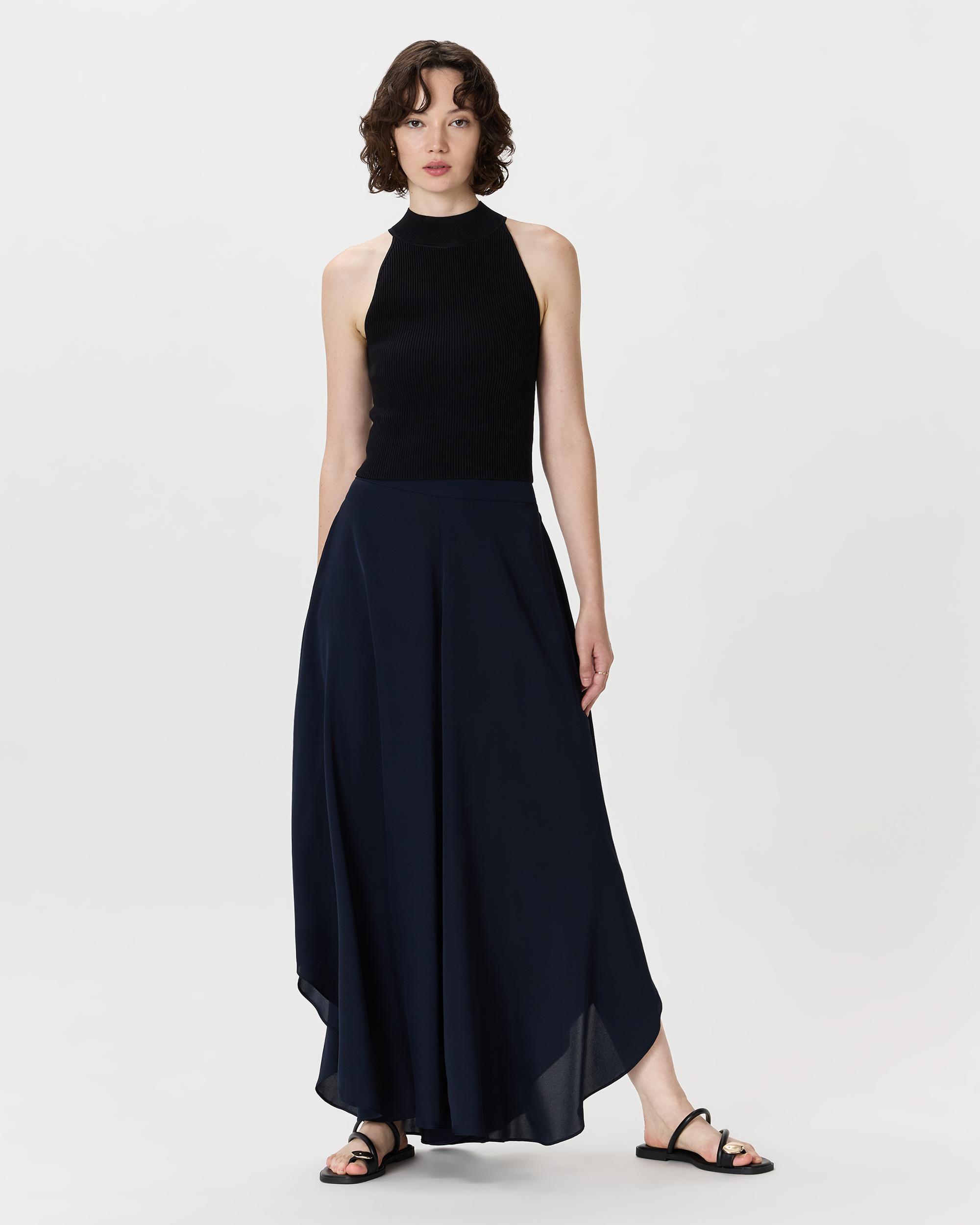 Quince | Women's Washable Stretch Silk Palazzo Pants Size XL, Mulberry Silk Product Image