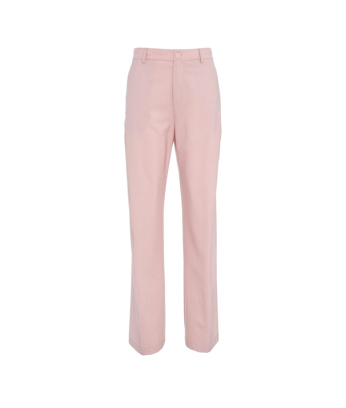 Wide leg pants in virgin wool blend Product Image