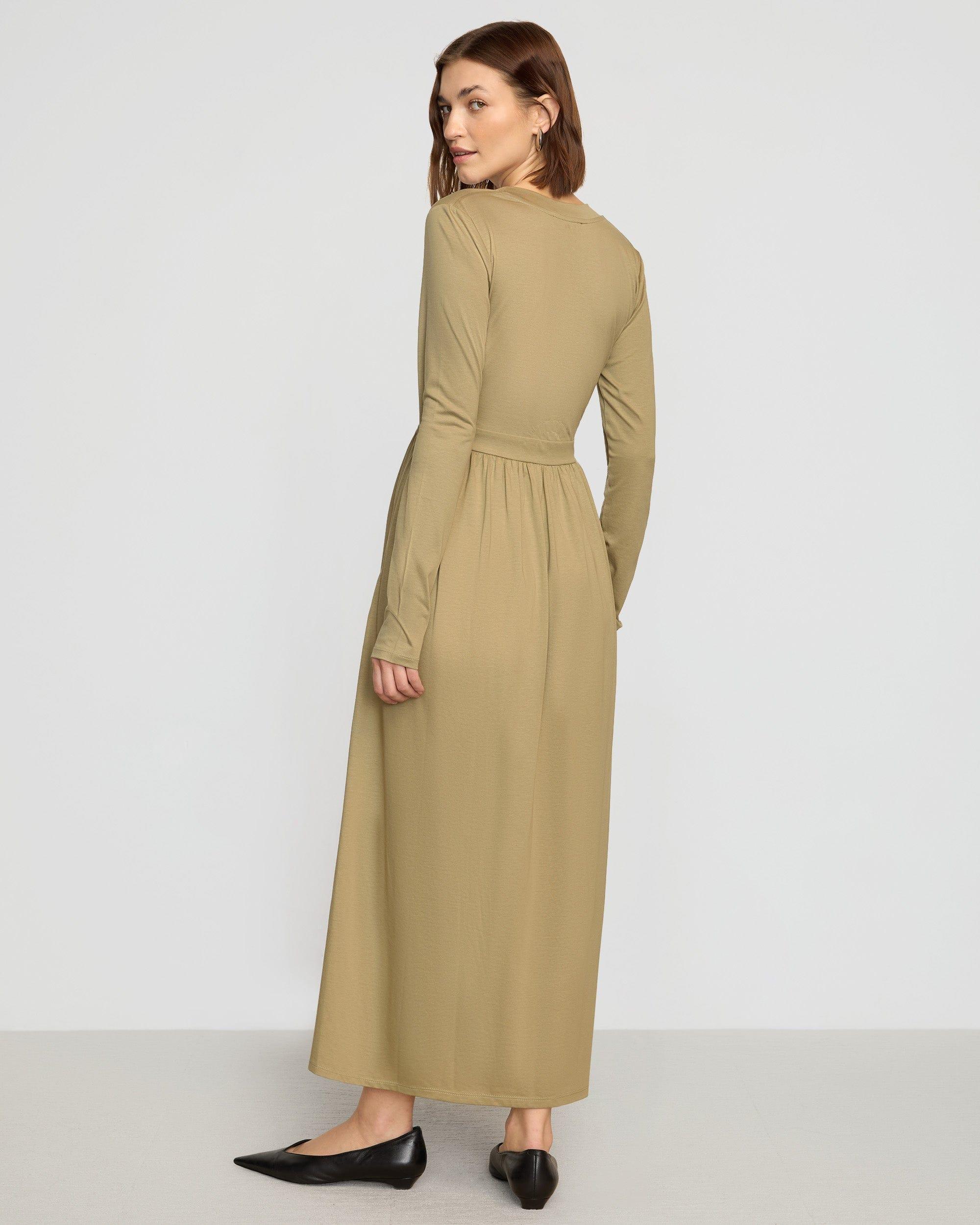Cherie U-Neck Jersey Dress Product Image
