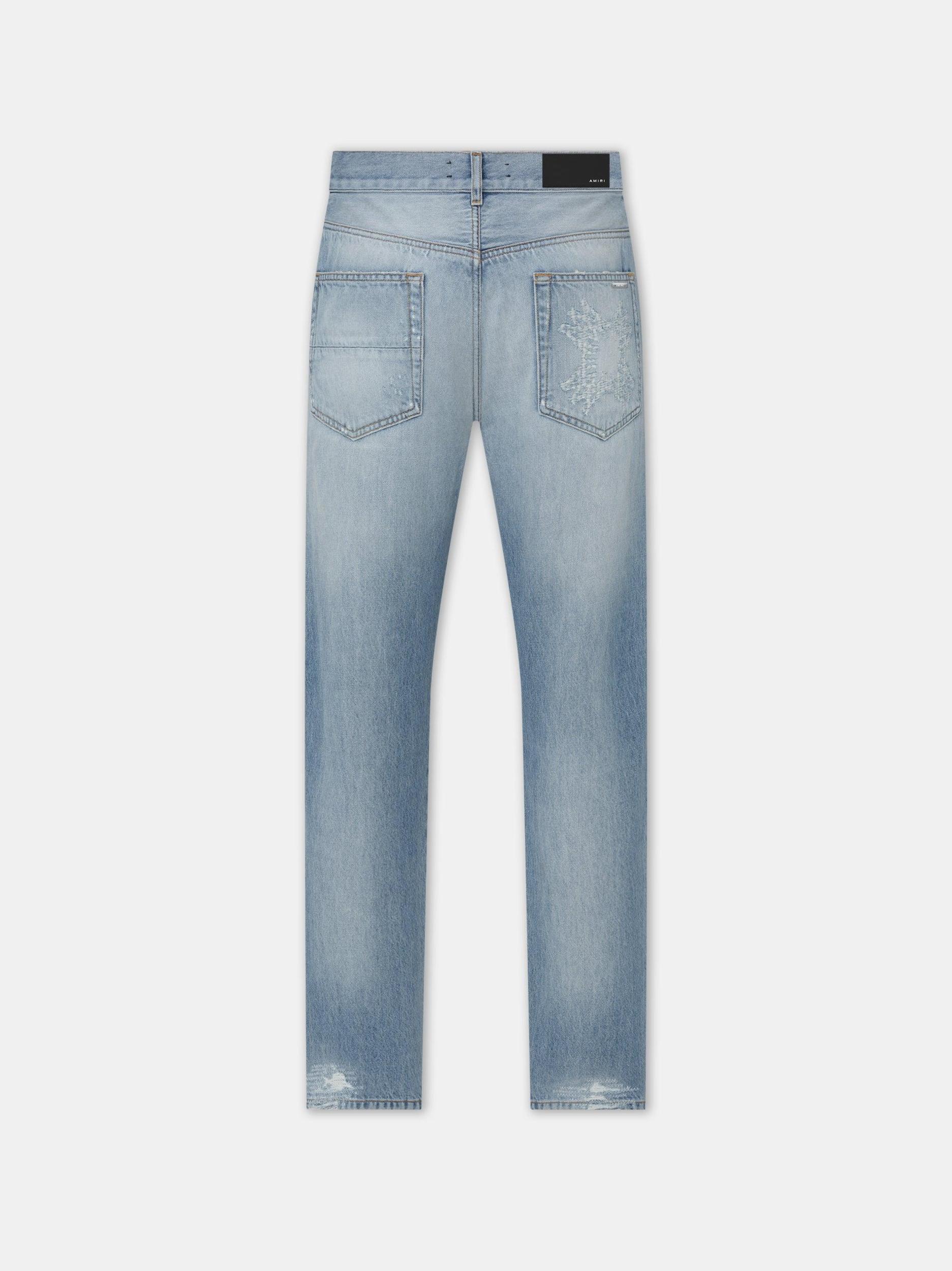 MA QUAD REPAIRED STRAIGHT JEAN - Surf Indigo Product Image