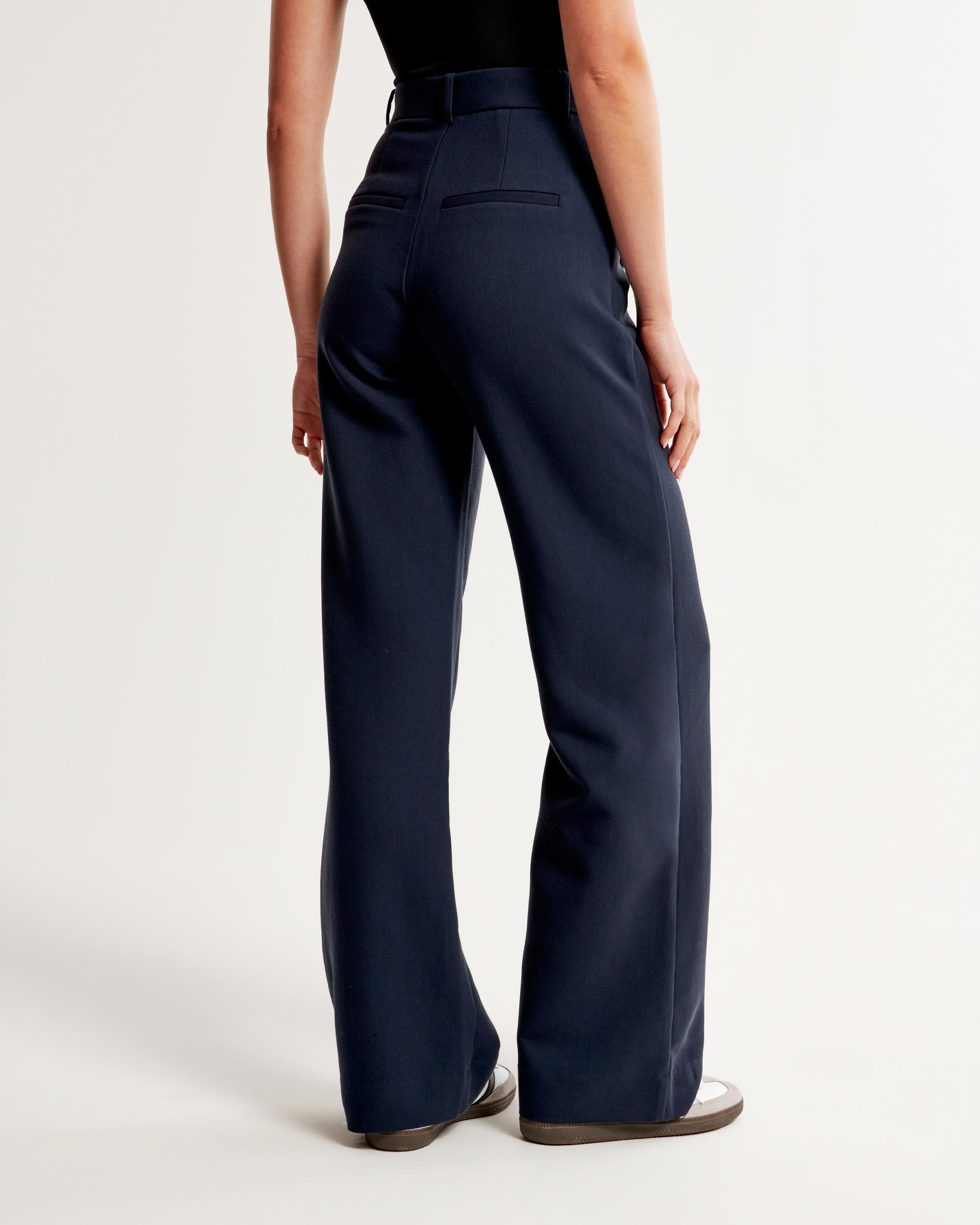 A&F Sloane Tailored Wide Leg Pant Product Image