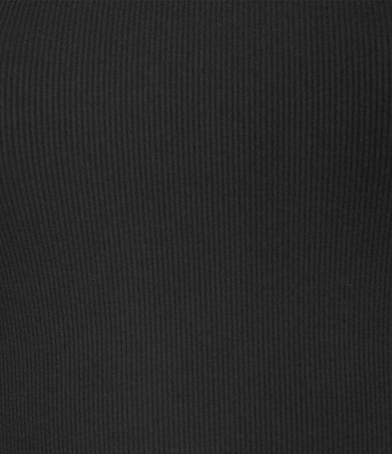 Good American Micro Rib Scoop Neckline Sleeveless Tank Product Image