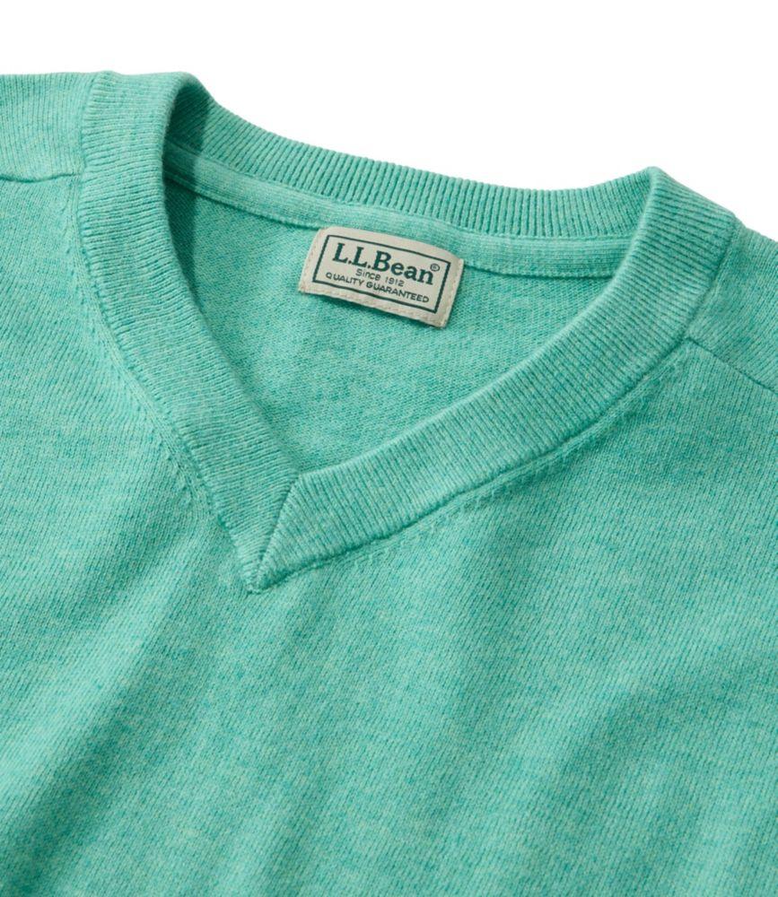 Men's All Seasons Cotton Blend Sweater, V-Neck Product Image