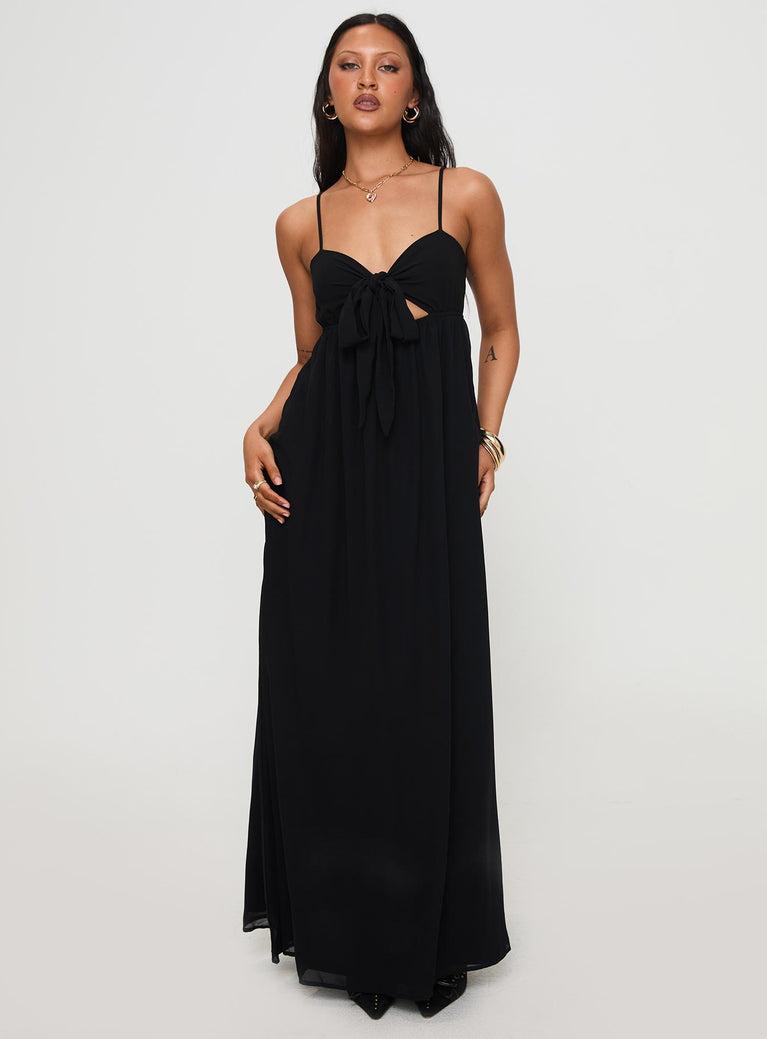 Granno Maxi Dress Black Product Image