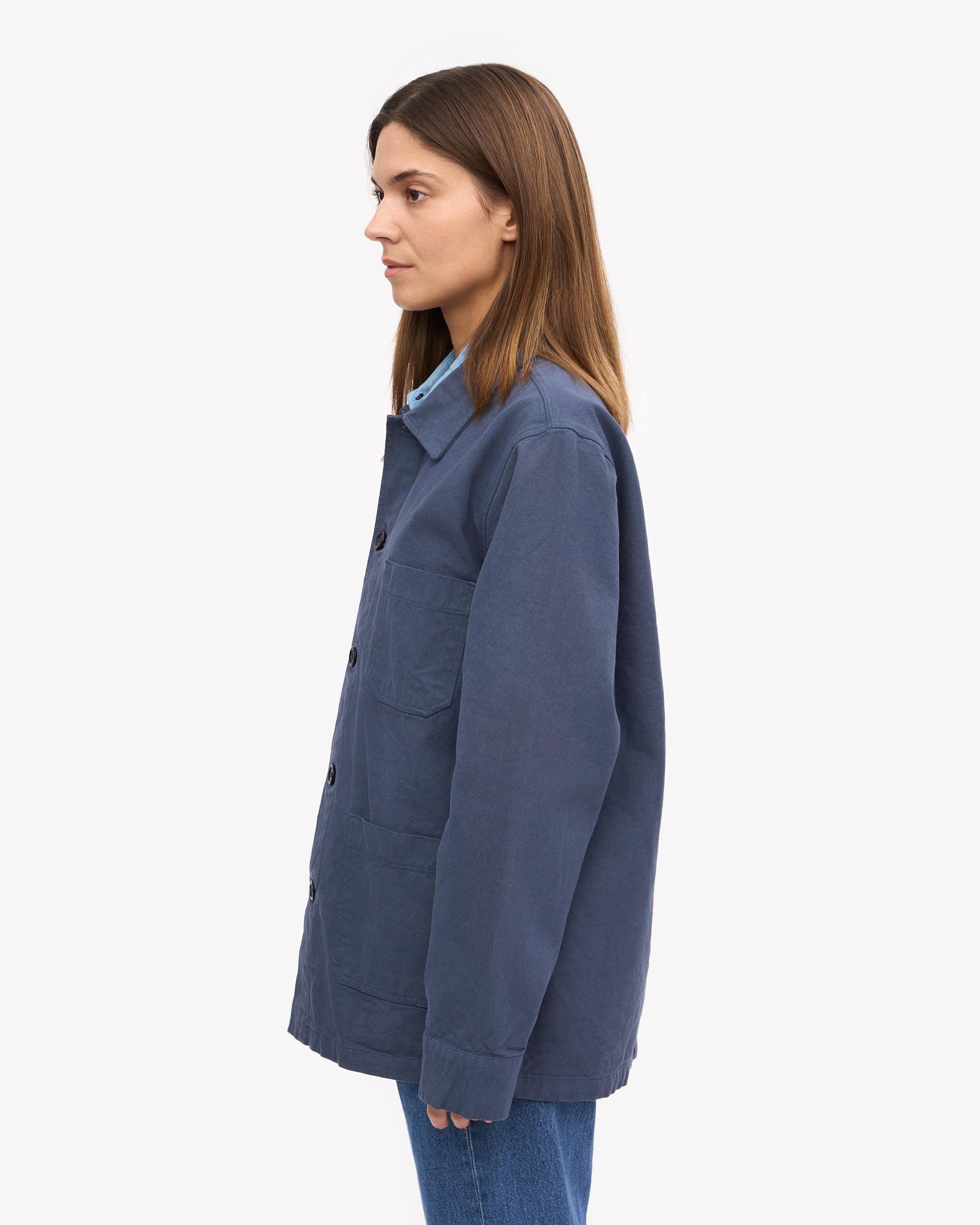 Organic Workwear Jacket - Marine Blue Product Image