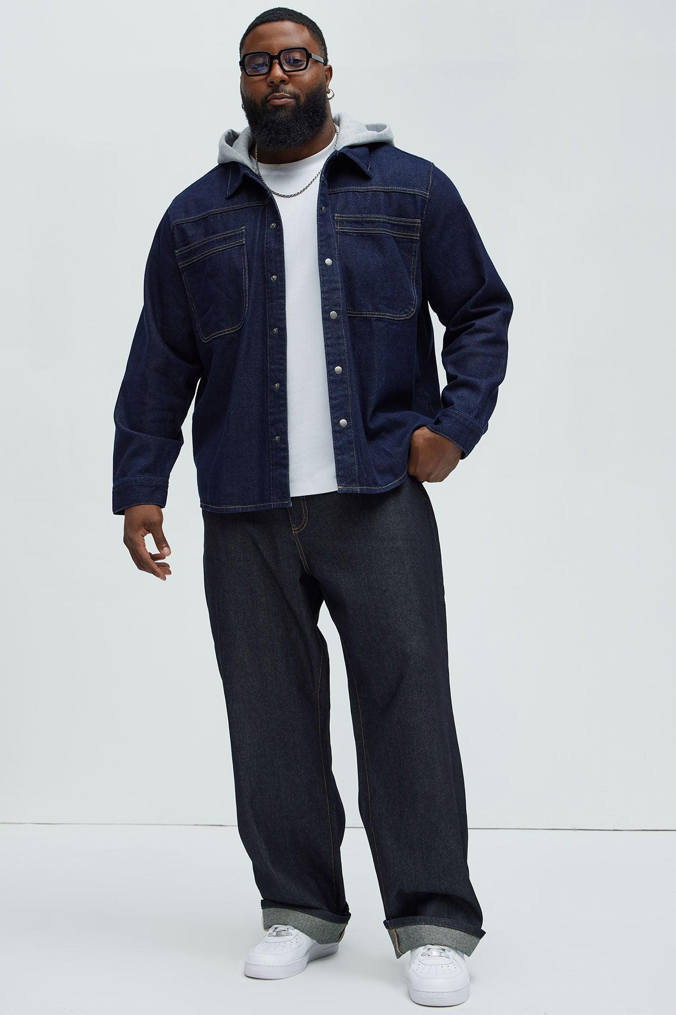 Jackson Lightweight Denim Shacket - Indigo Product Image