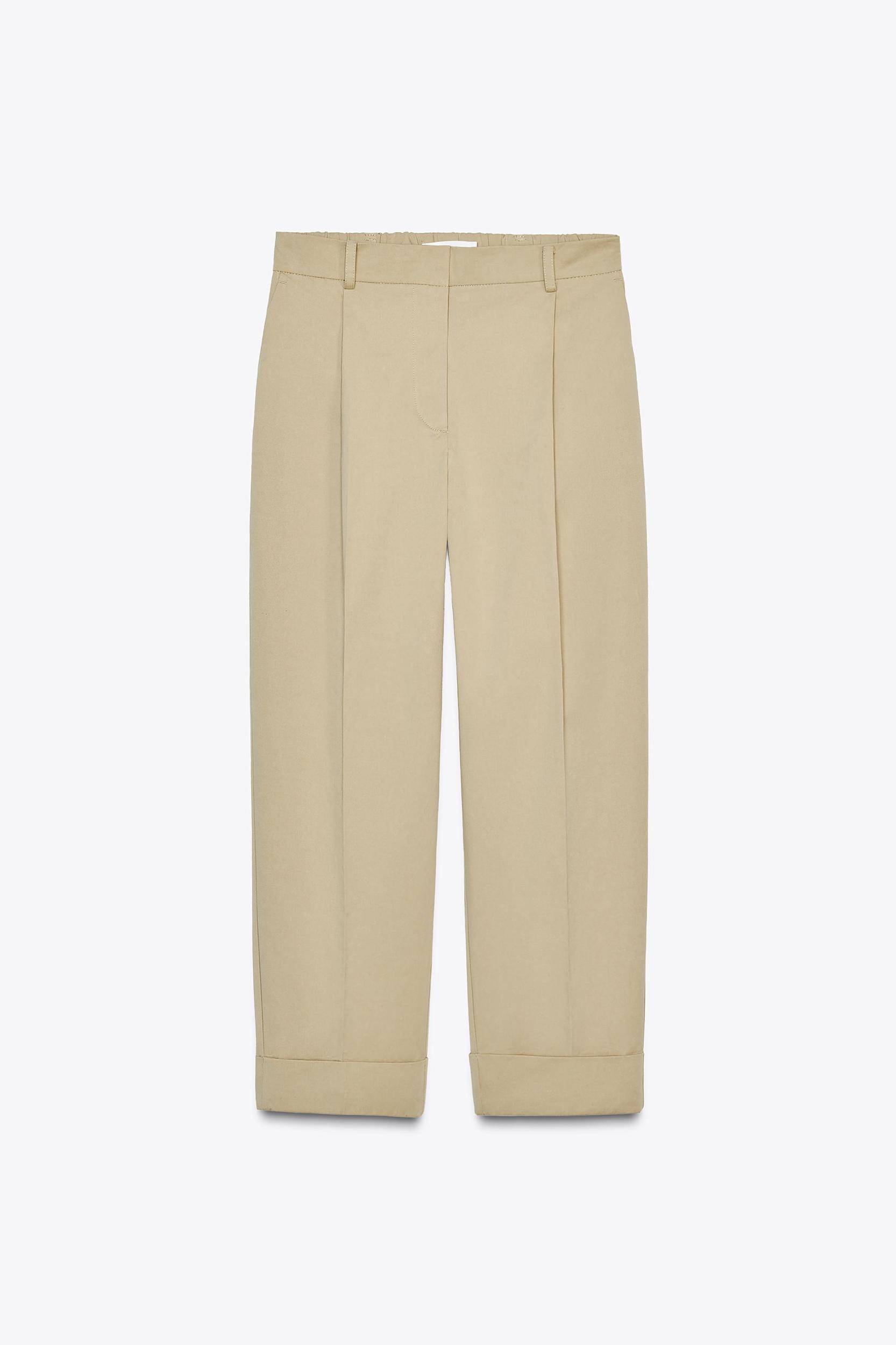 TURNED-UP HEM CHINO PANTS Product Image