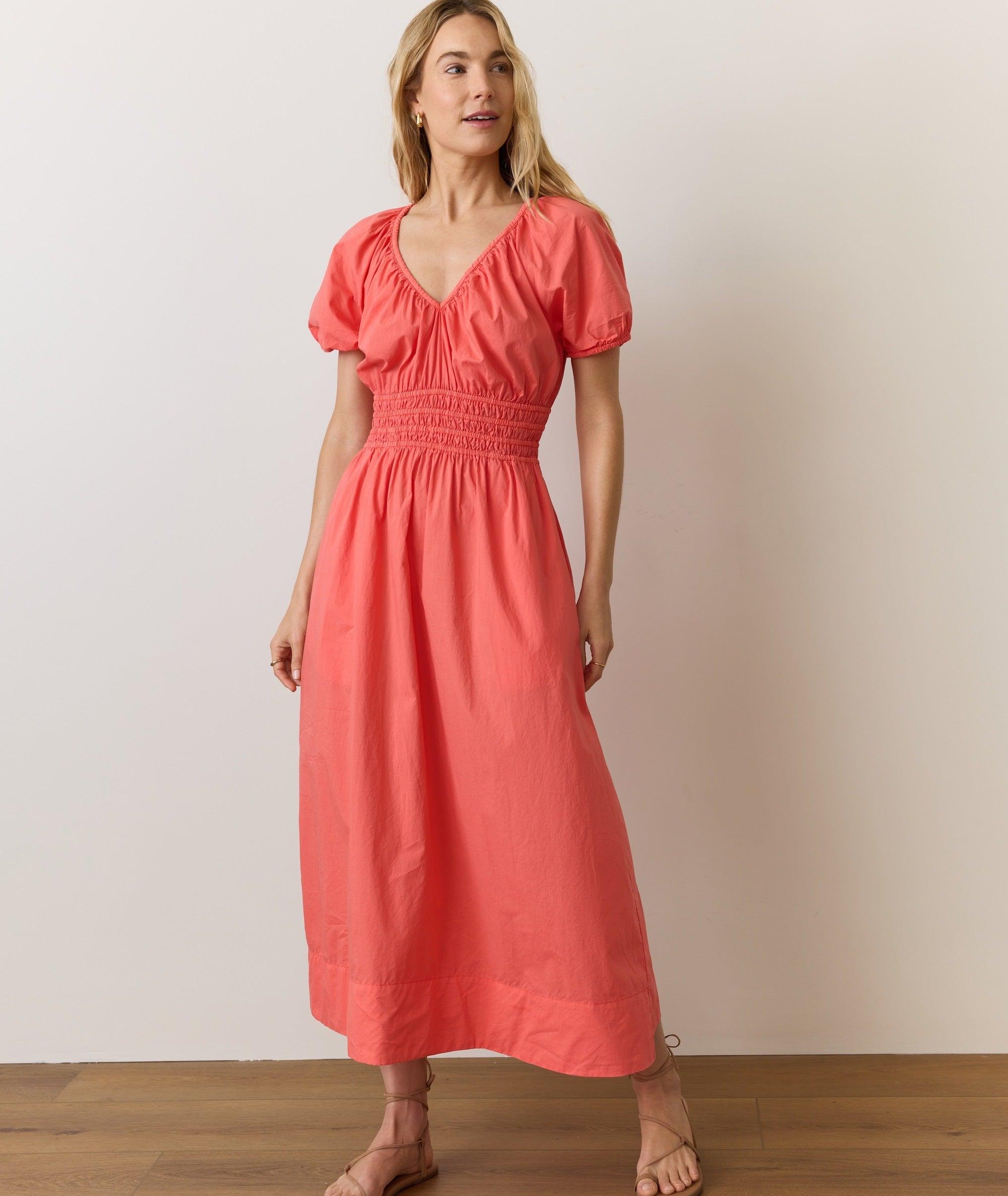 Emery Poplin Midi Dress Product Image