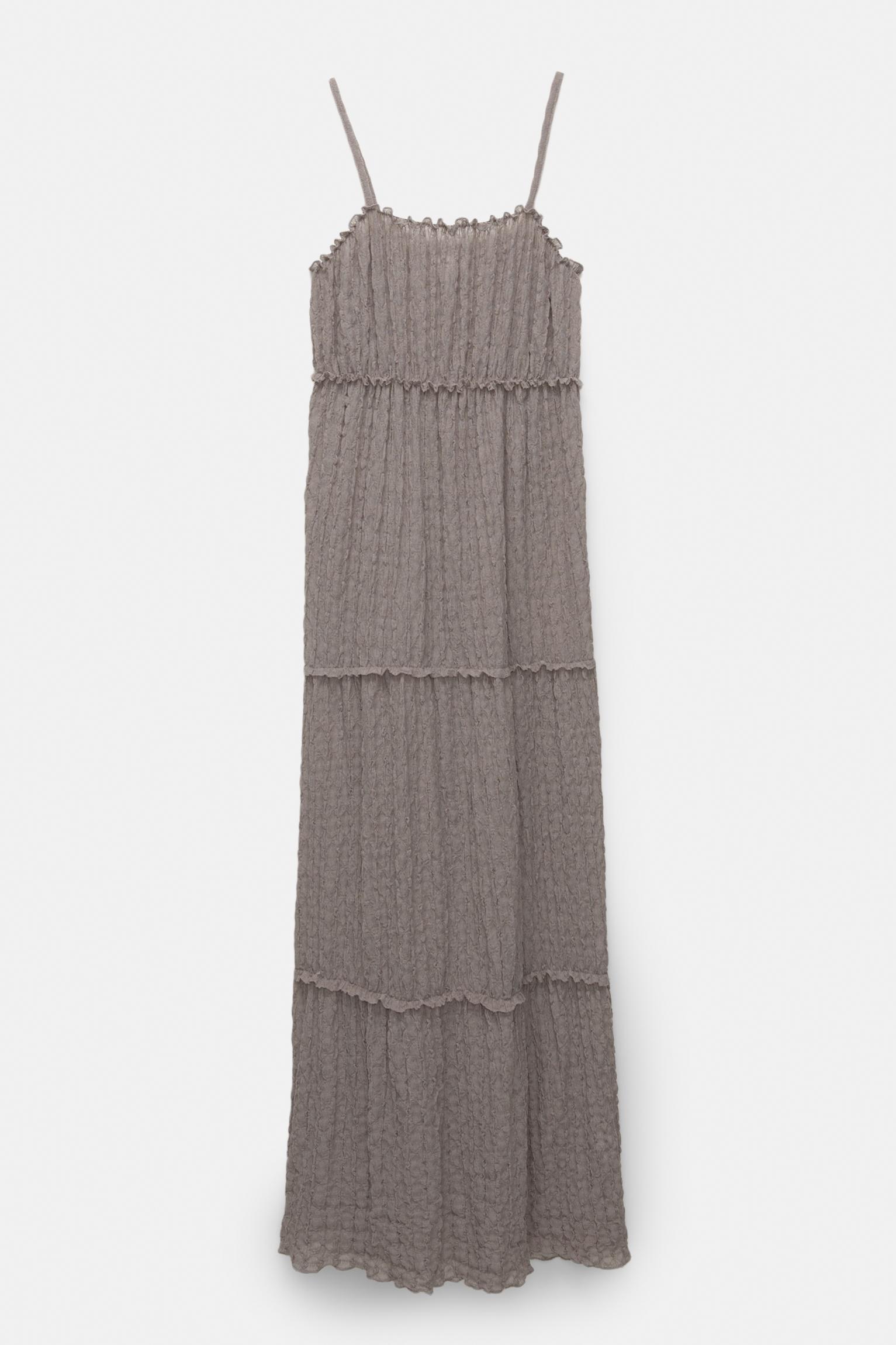 Paneled midi dress Product Image