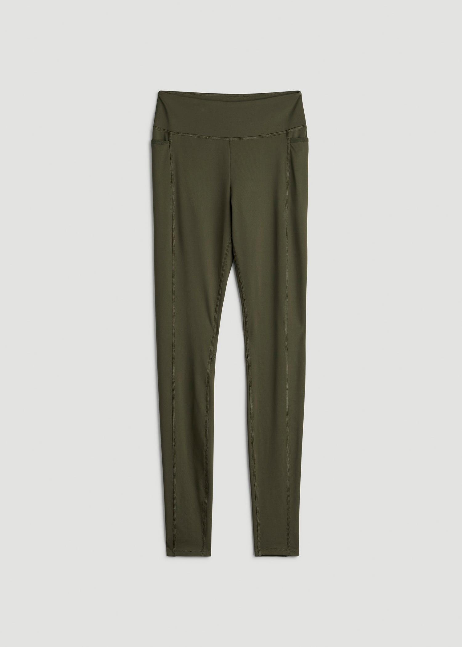 Bella Outer-Pocket Leggings for Tall Women in Forest Night Female Product Image