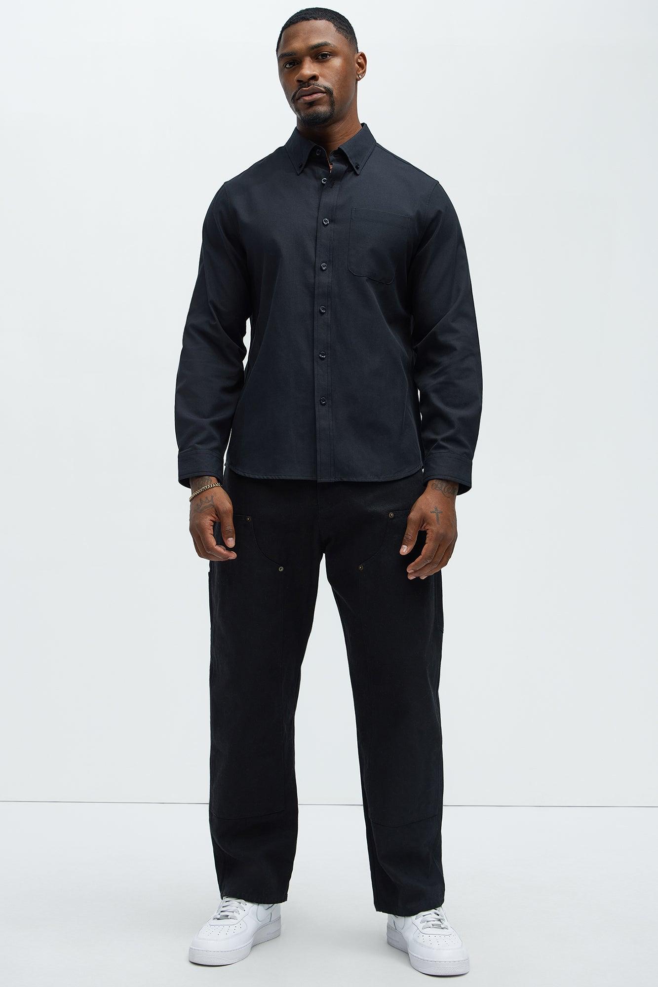 Oxford Classic Shirt - Black Product Image