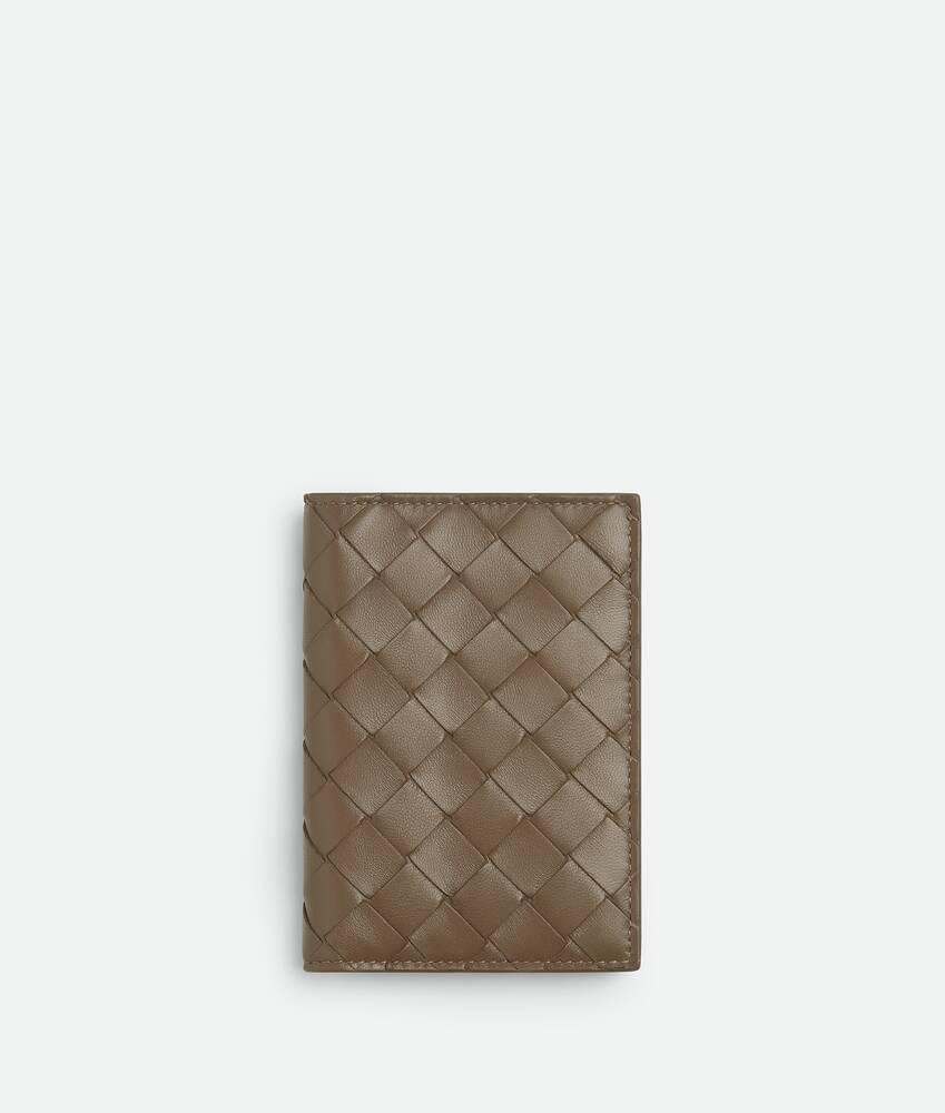 Women's Intrecciato Passport Case in Pinecone Product Image