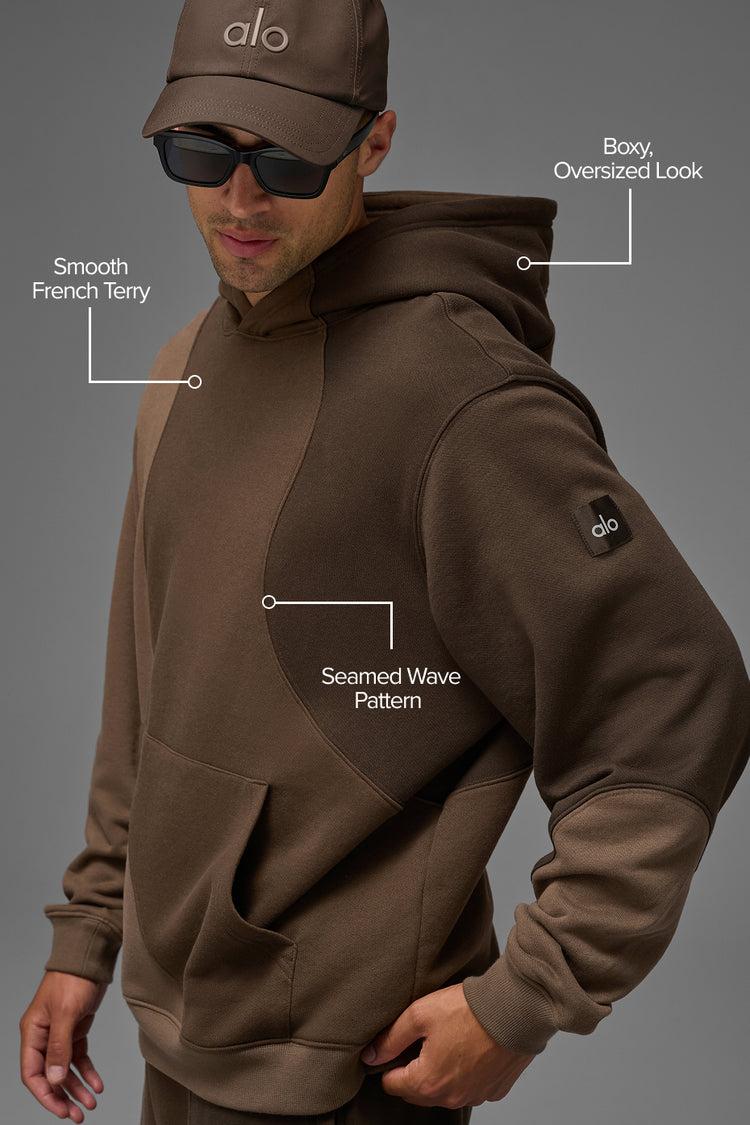 Make Waves Hoodie - Espresso Tonal Product Image