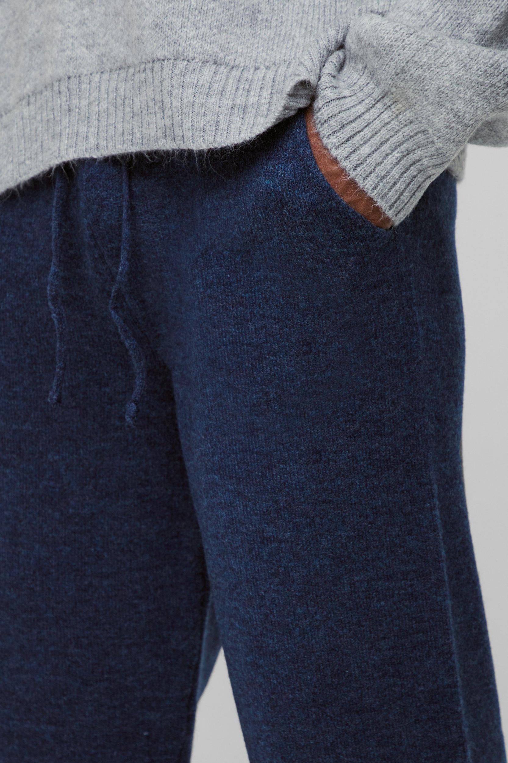 Regular Fit Cuffed Knit Sweatpants | boohooMAN USA Product Image