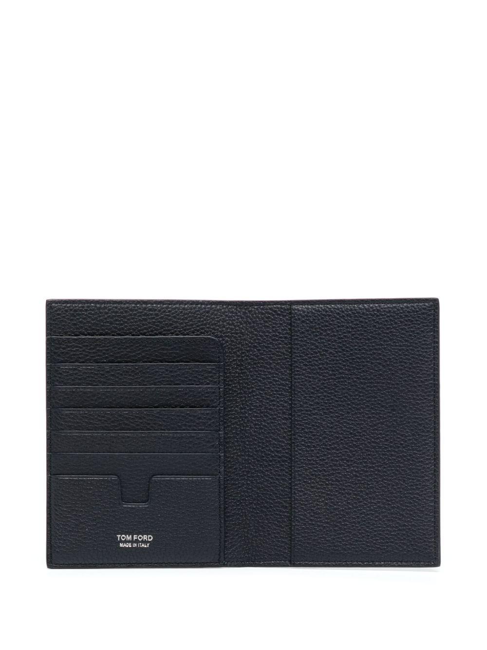 logo-lettering bi-fold leather cardholder Product Image