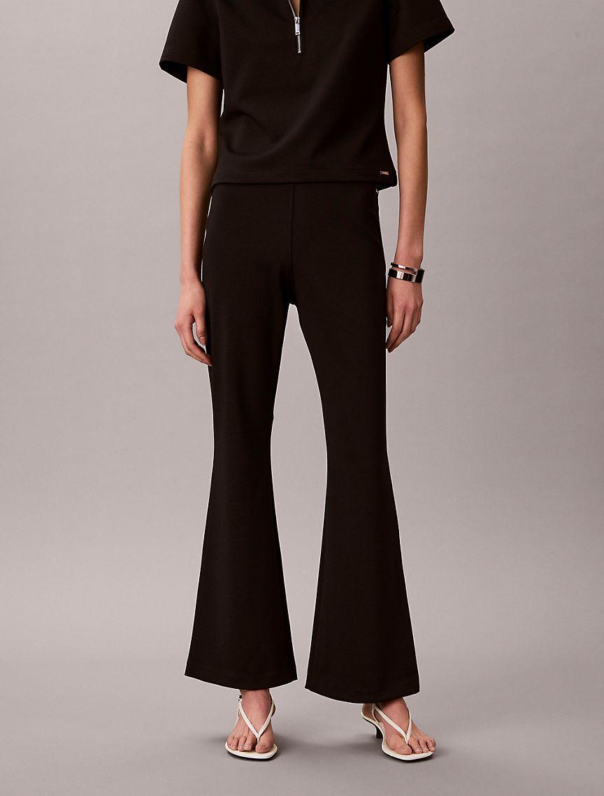 Ponte Flared Pants Product Image