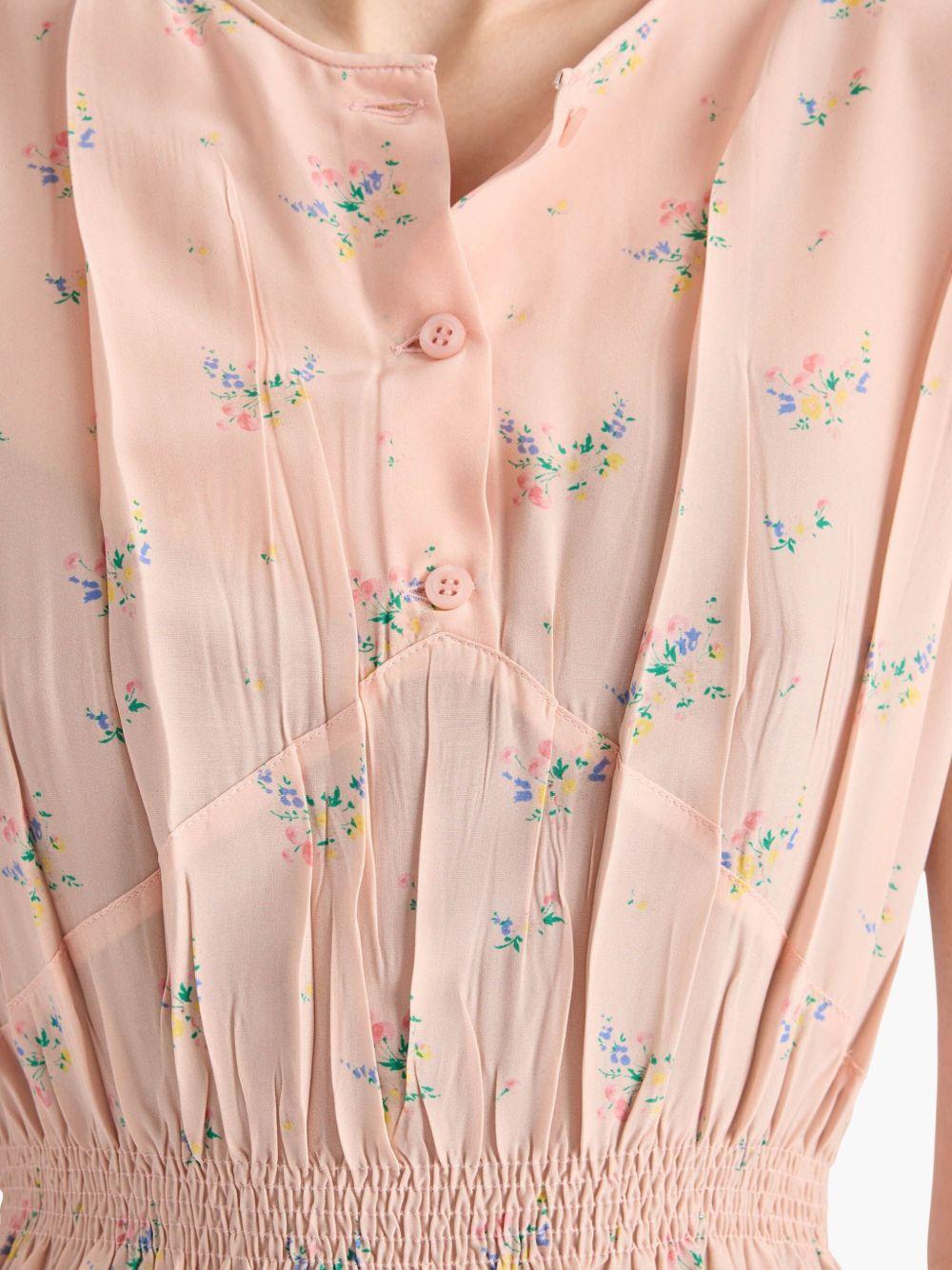 floral pongé midi dress Product Image