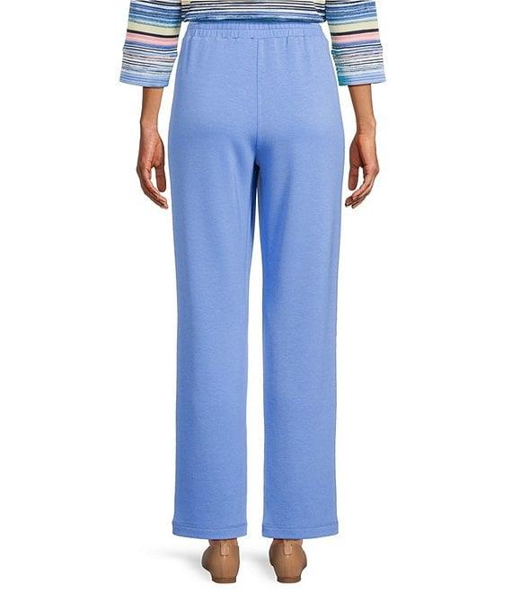 Allison Daley Pull-On Waist Straight Leg Knit Pants Product Image