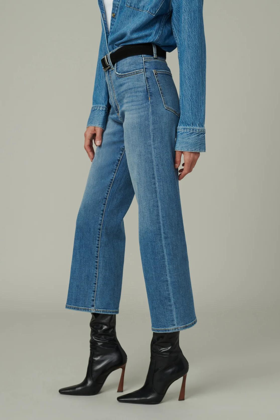 The Blake High Rise Wide Leg Crop - No Promises Product Image