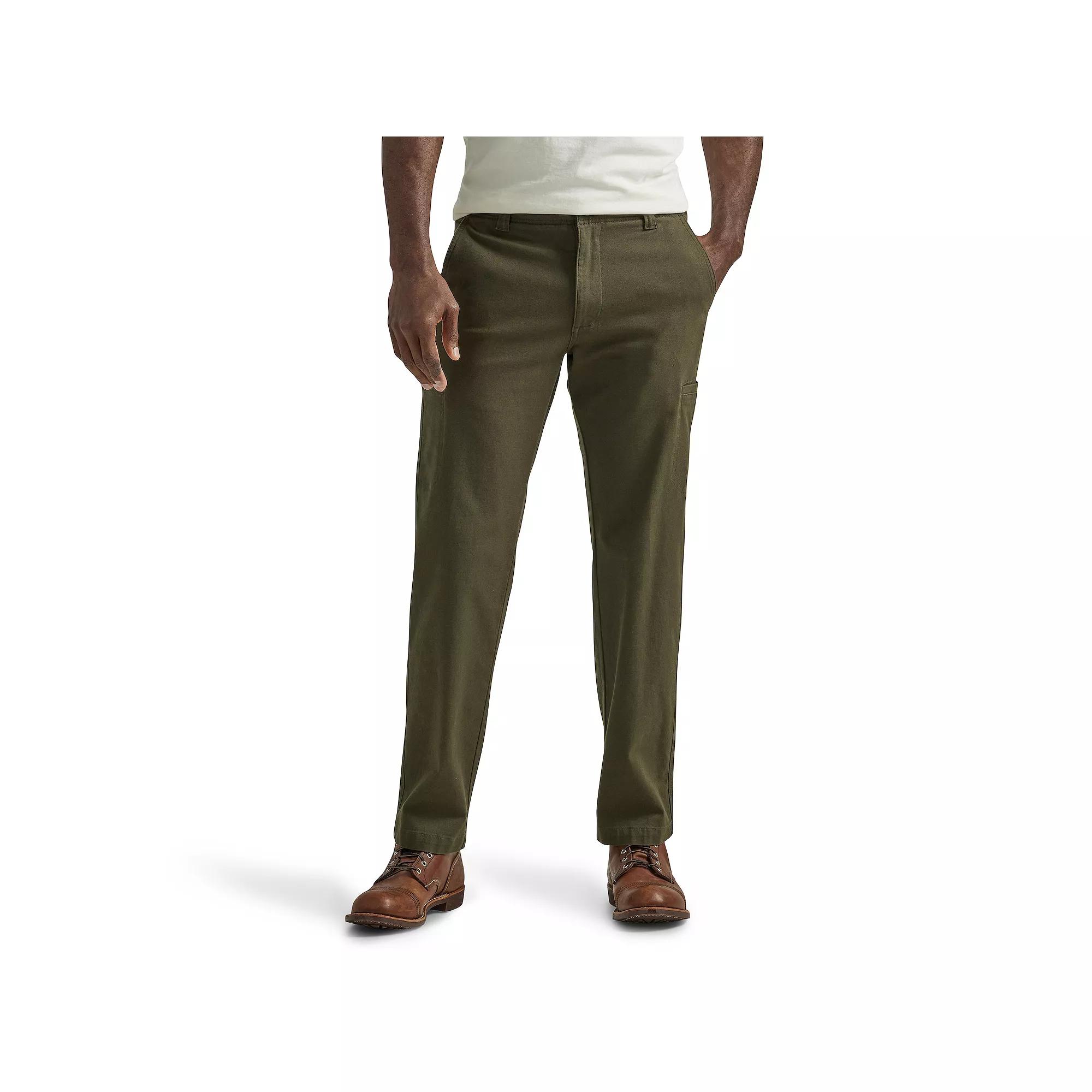 Men's Lee® Performance Series Straight-Fit Extreme Comfort Cargo Pants, Size: 33X30, Frontier Green Product Image