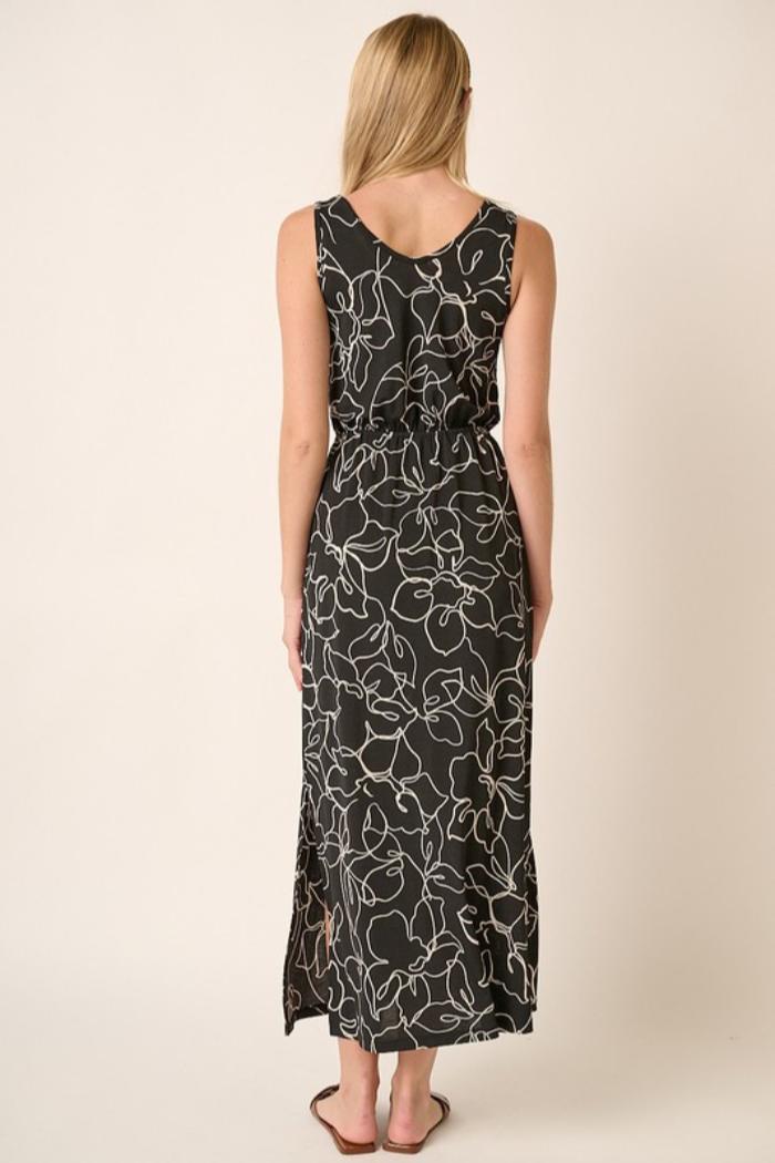 Floral V Neck Maxi Dress Product Image