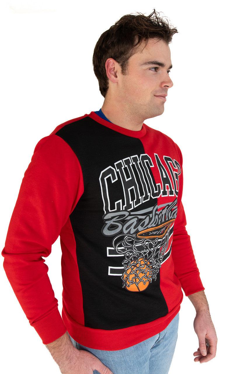 Colorblock Chicago Basketball Sweatshirt Product Image