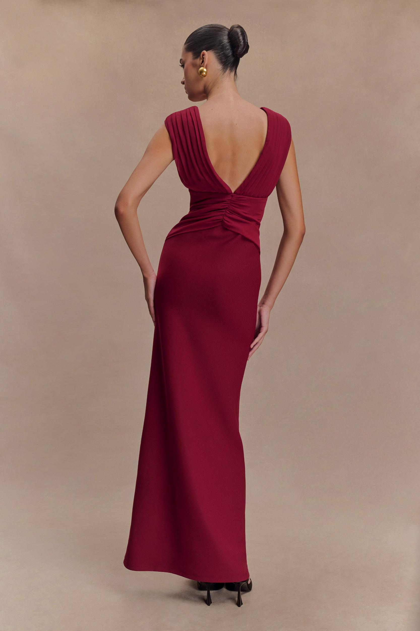 Monique Maxi Dress - Plum Product Image
