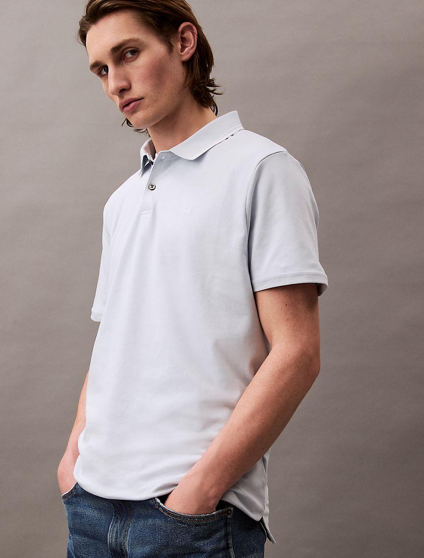 Liquid Touch Tipped Collar Polo Shirt Product Image