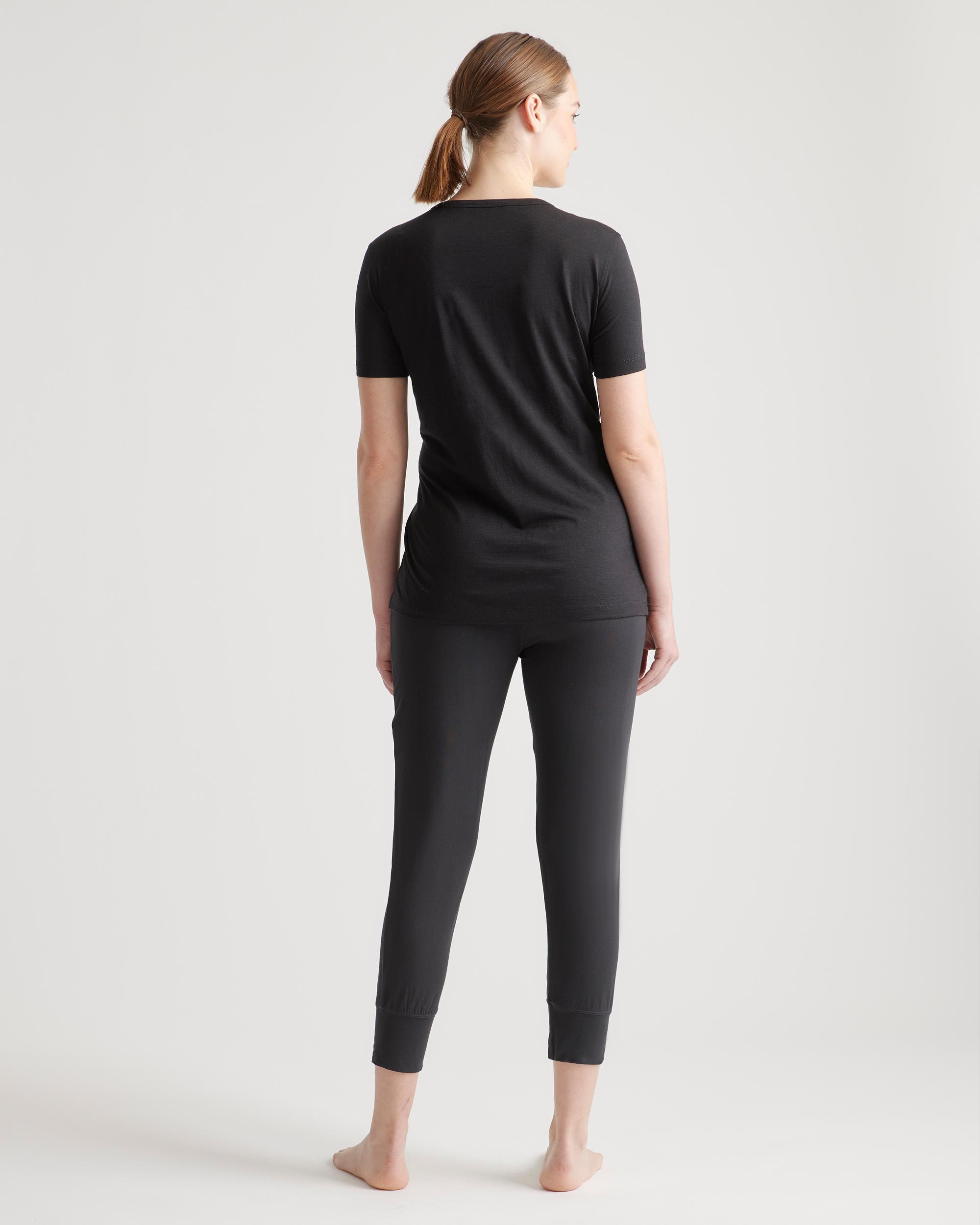 Quince | Women's 100% Merino Wool All-Season Base Layer T-Shirt Size XL, Merino/Cotton Product Image