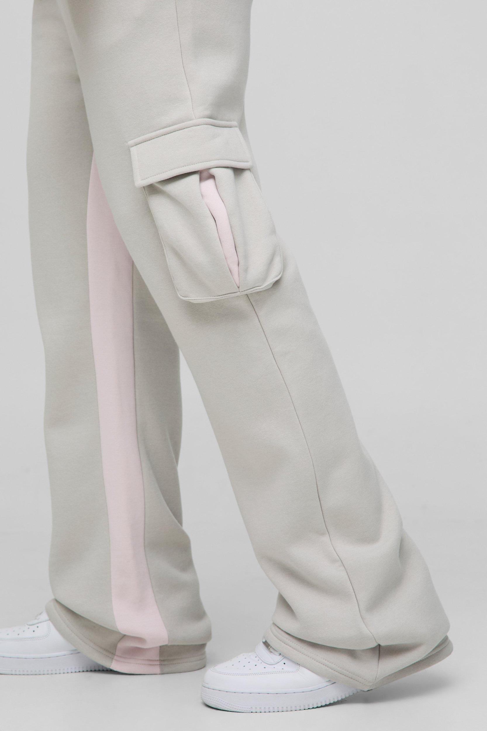 Tall Cargo Flared Gusset Sweatpants | boohooMAN USA Product Image