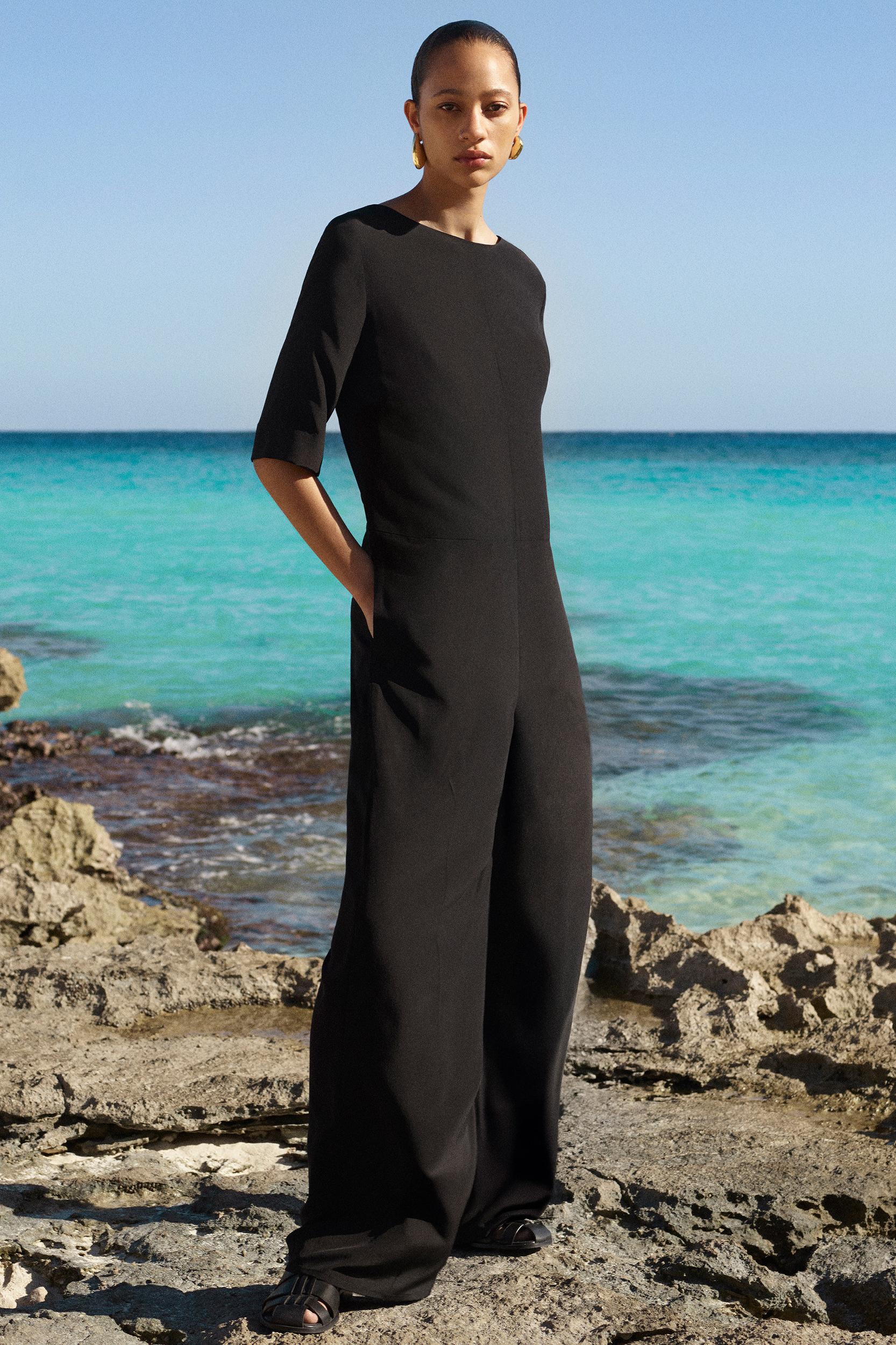 SILK-CREPE JUMPSUIT Product Image