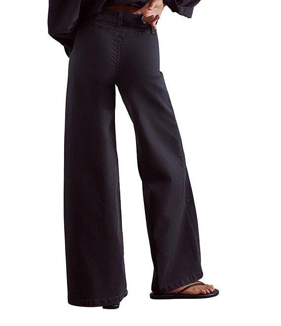 Free People We The Free Libre Wide Leg Stretch Denim Jeans Product Image